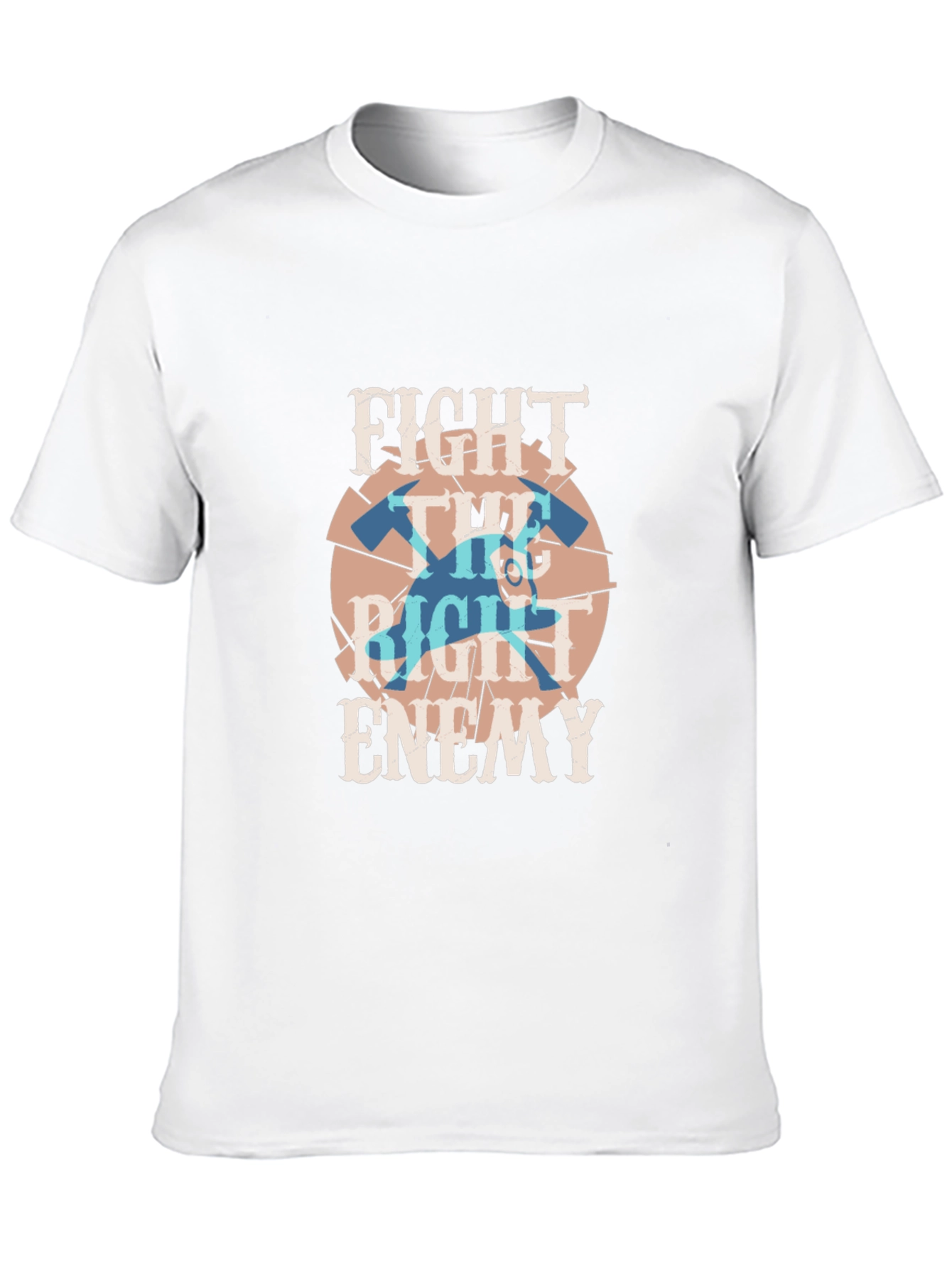 Fight The Right Enemy Graphic T-Shirt