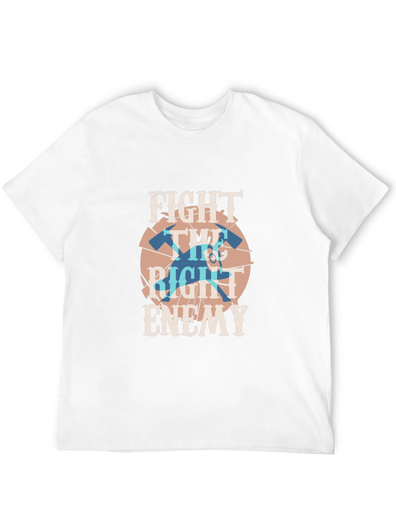 Fight The Right Enemy Graphic T-Shirt