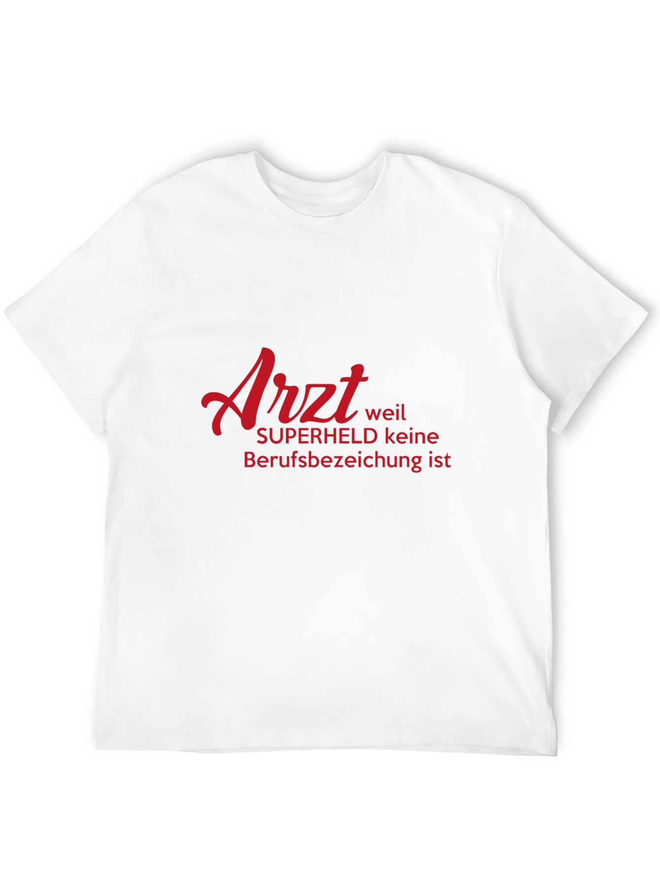 Doctor Superhero T-Shirt - German Text Design