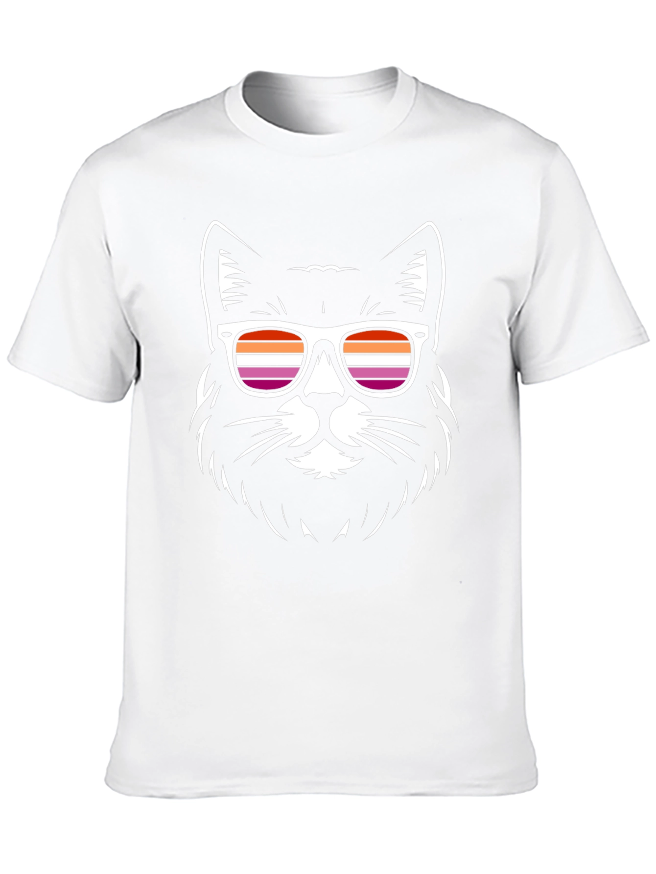 Cool Cat Lesbian Pride T-Shirt