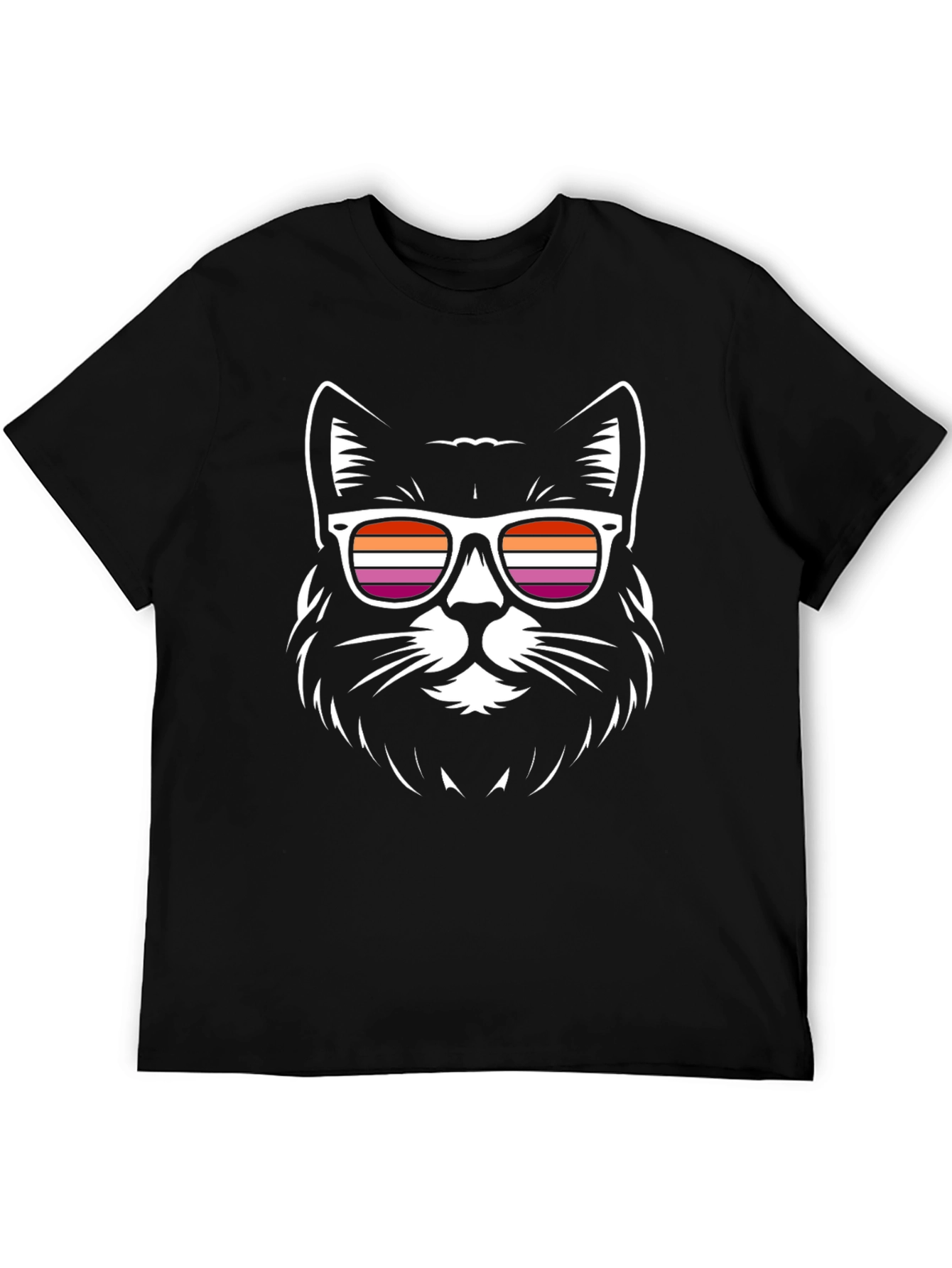 Cool Cat Lesbian Pride T-Shirt