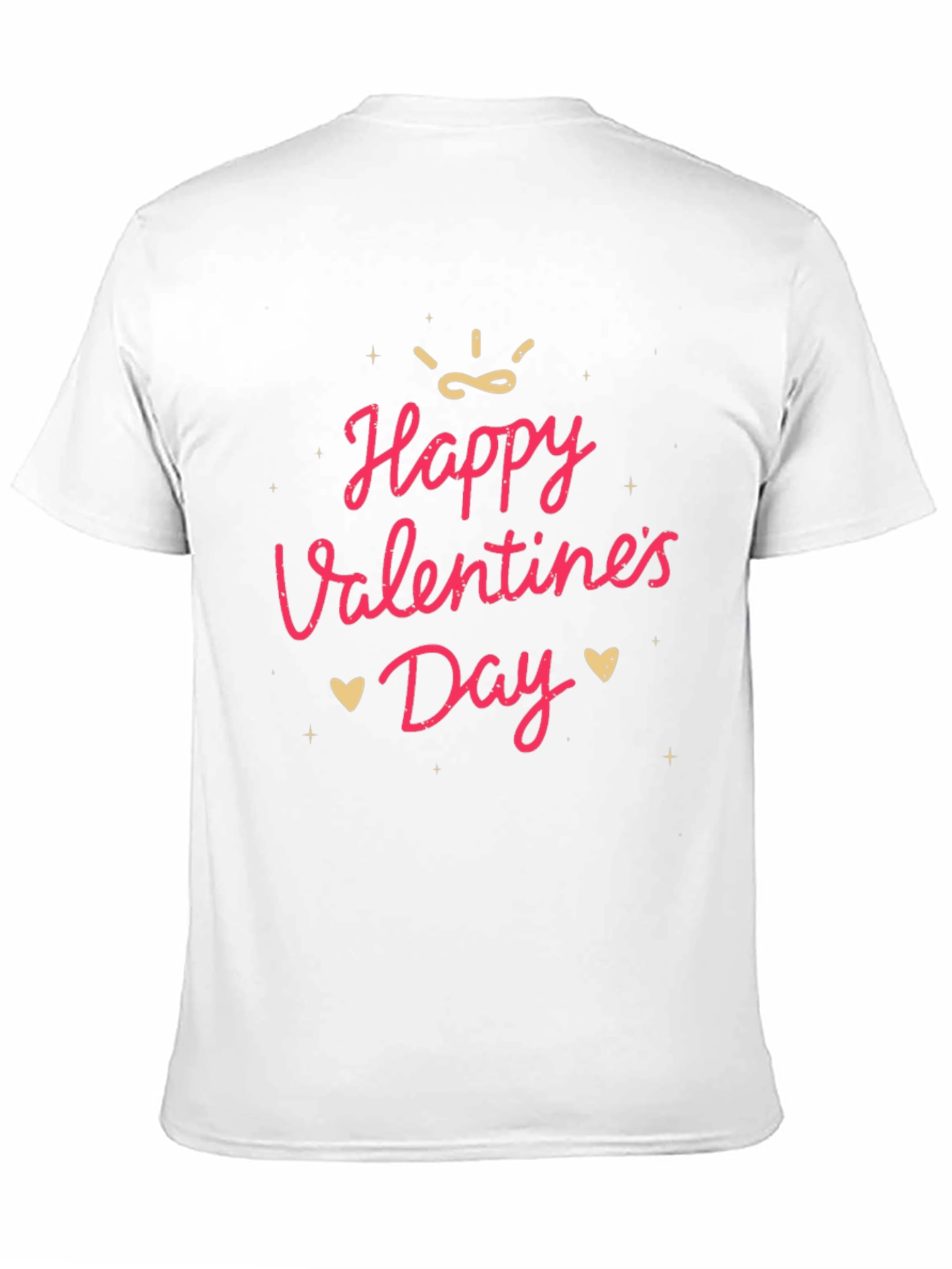 Happy Valentines Day Graphic Tee - Soft Cotton Blend