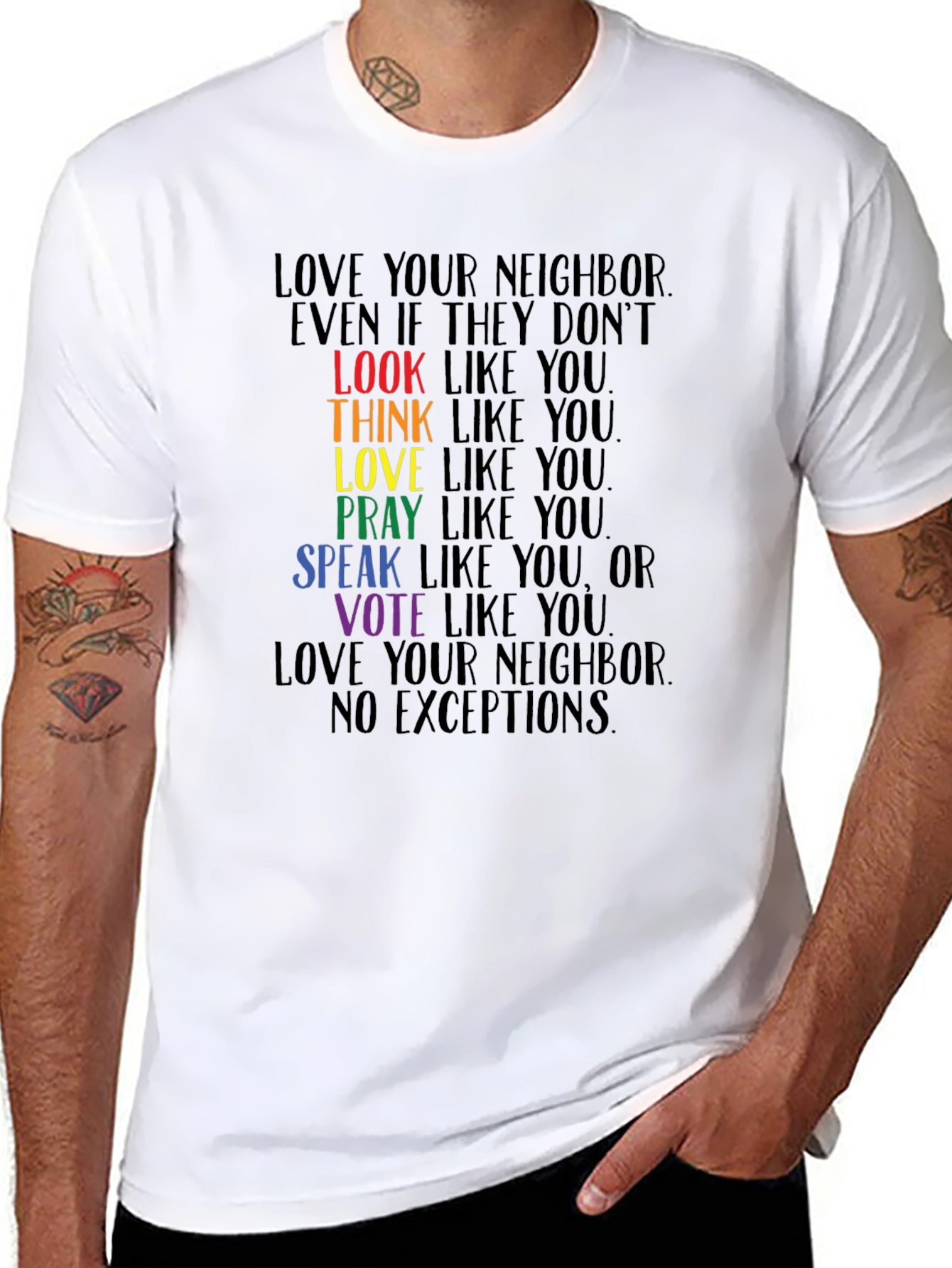 Love Your Neighbor Pride T-Shirt