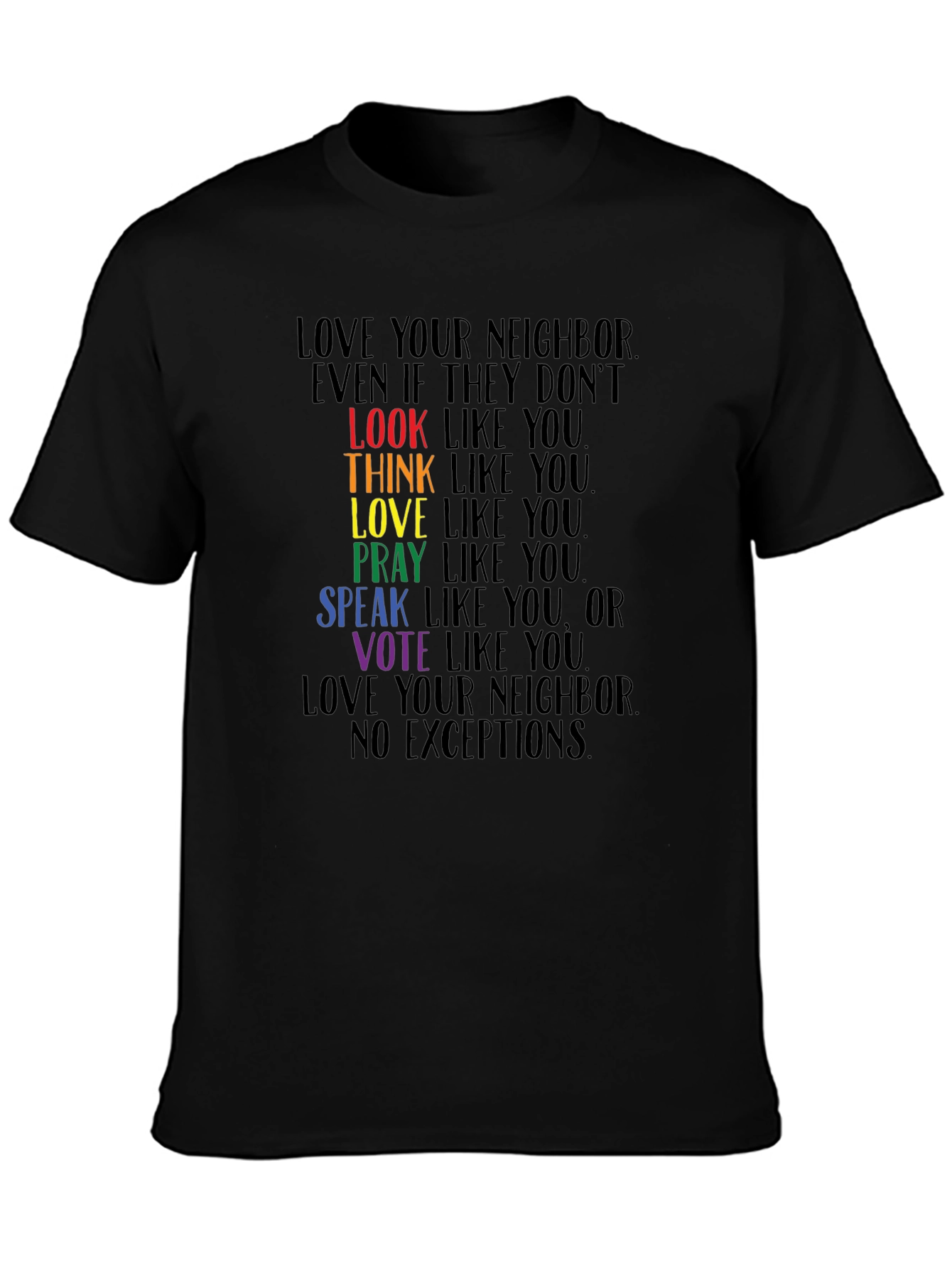 Love Your Neighbor Pride T-Shirt