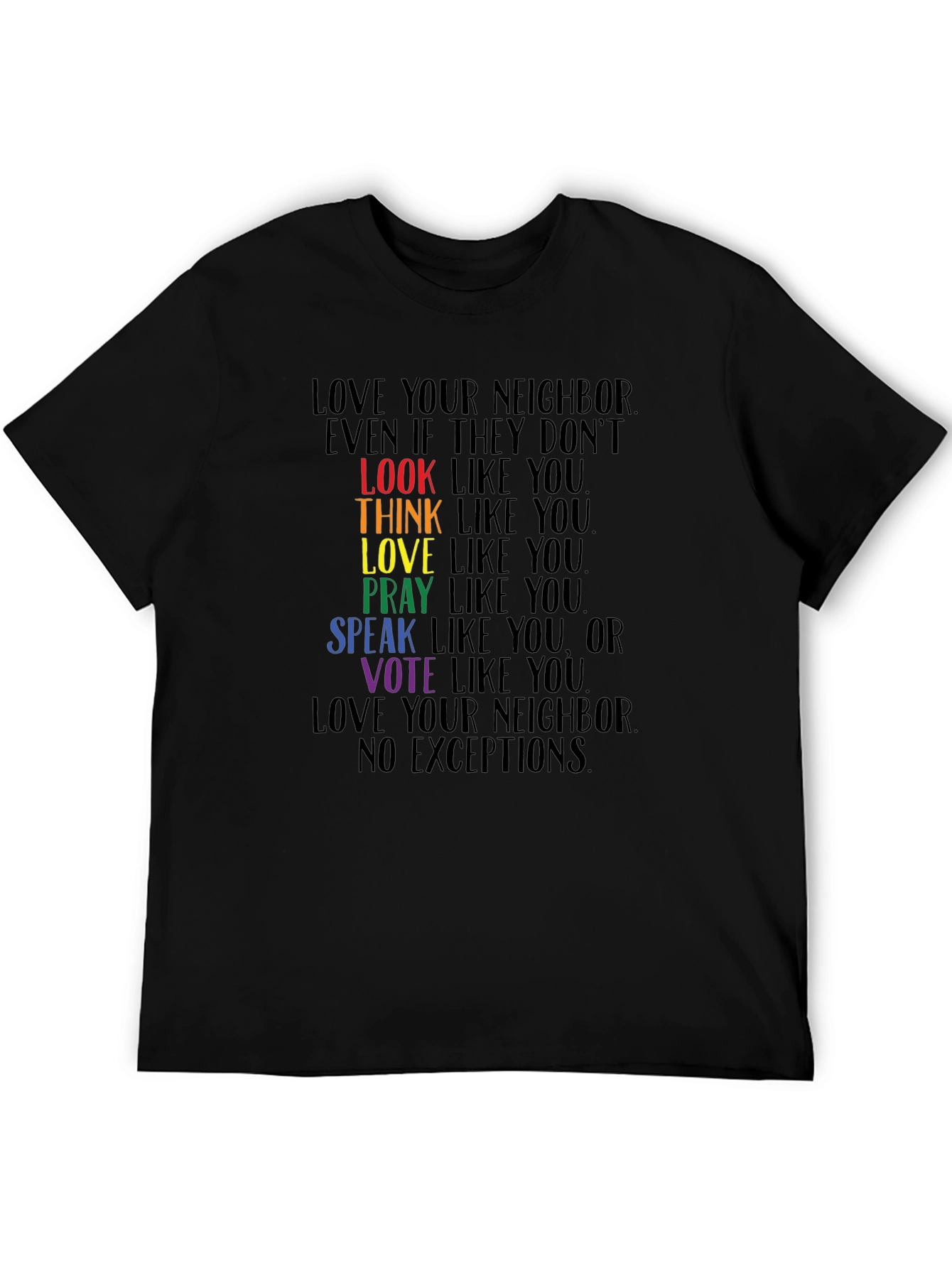 Love Your Neighbor Pride T-Shirt