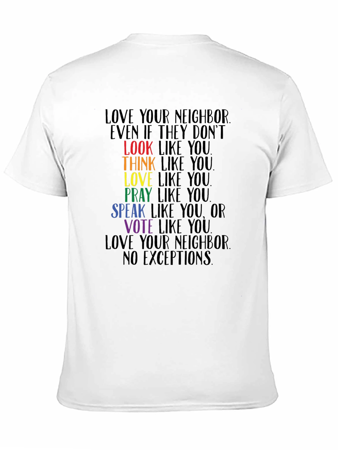 Love Your Neighbor Pride T-Shirt