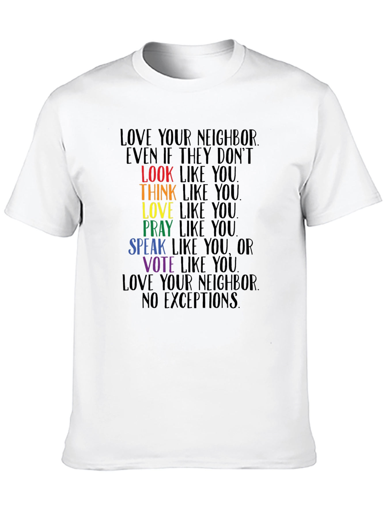 Love Your Neighbor Pride T-Shirt