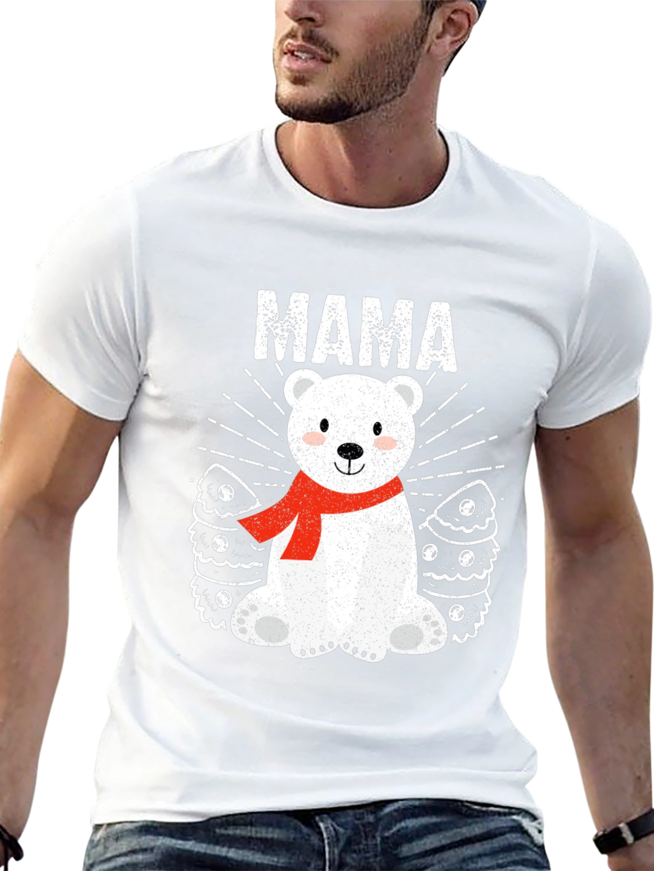 Mama Bear T-Shirt - Cute Holiday Tee