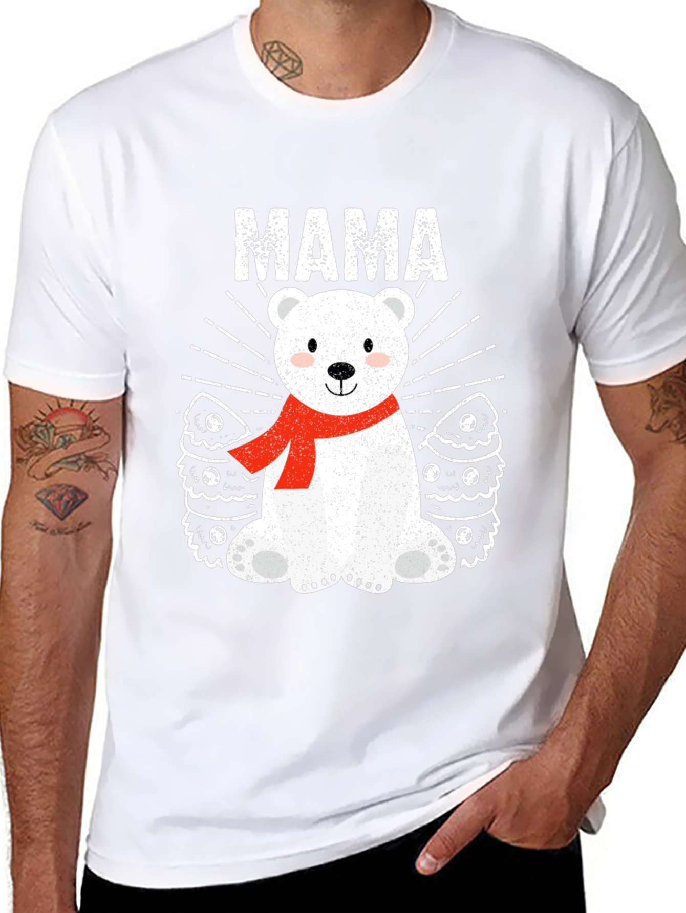 Mama Bear T-Shirt - Cute Holiday Tee