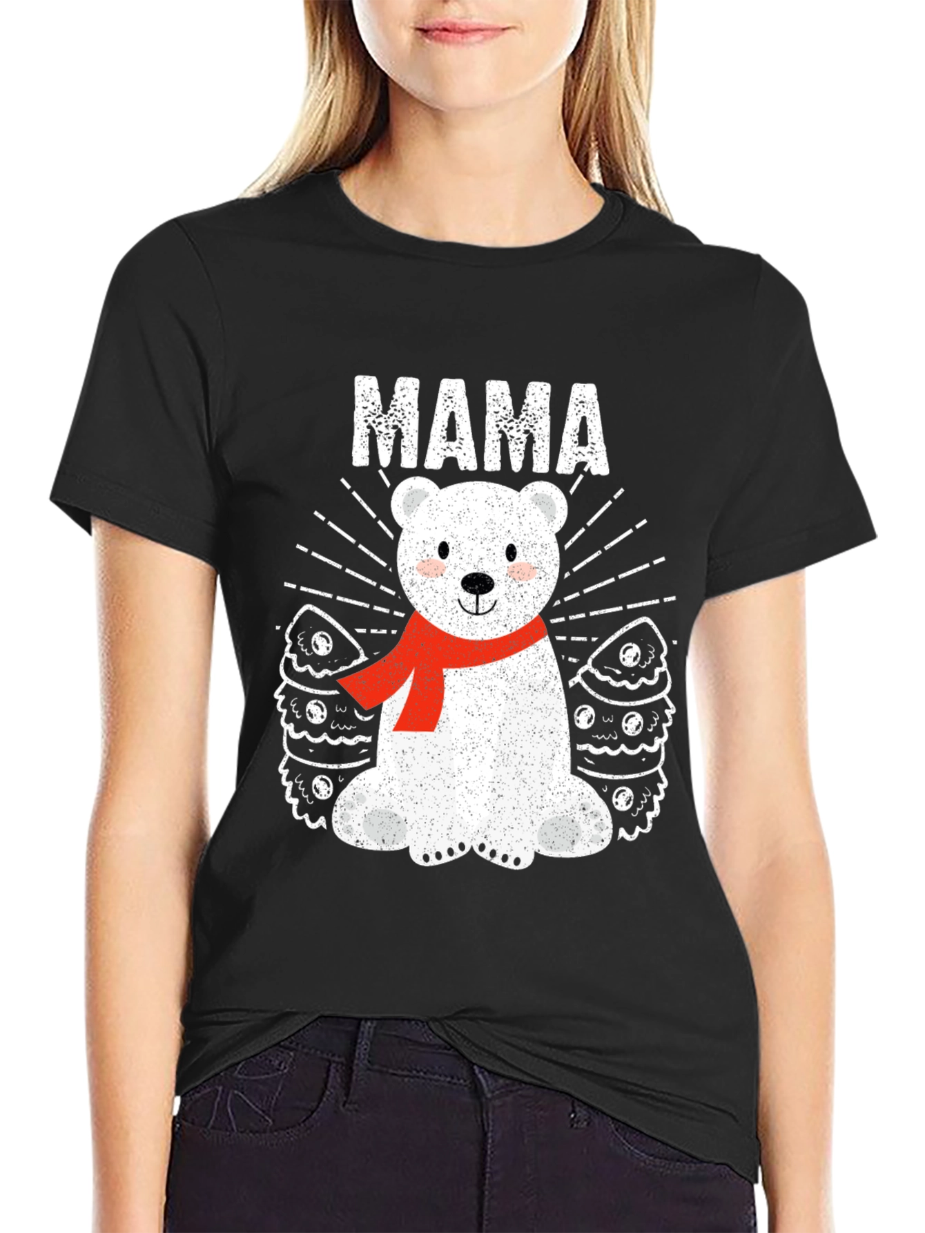 Mama Bear T-Shirt - Cute Holiday Tee