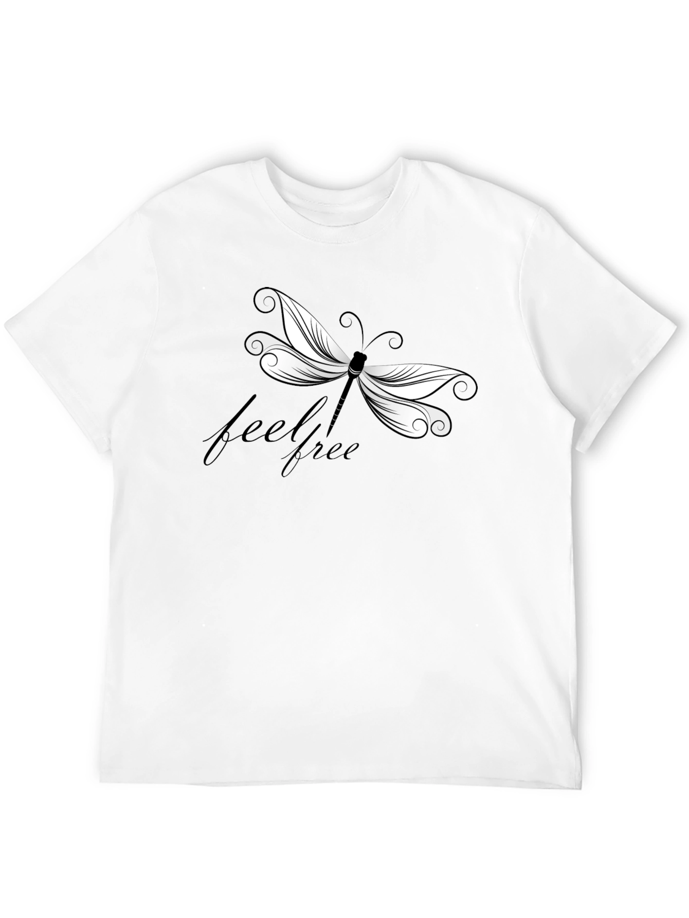 Feel Free Dragonfly Graphic T-Shirt