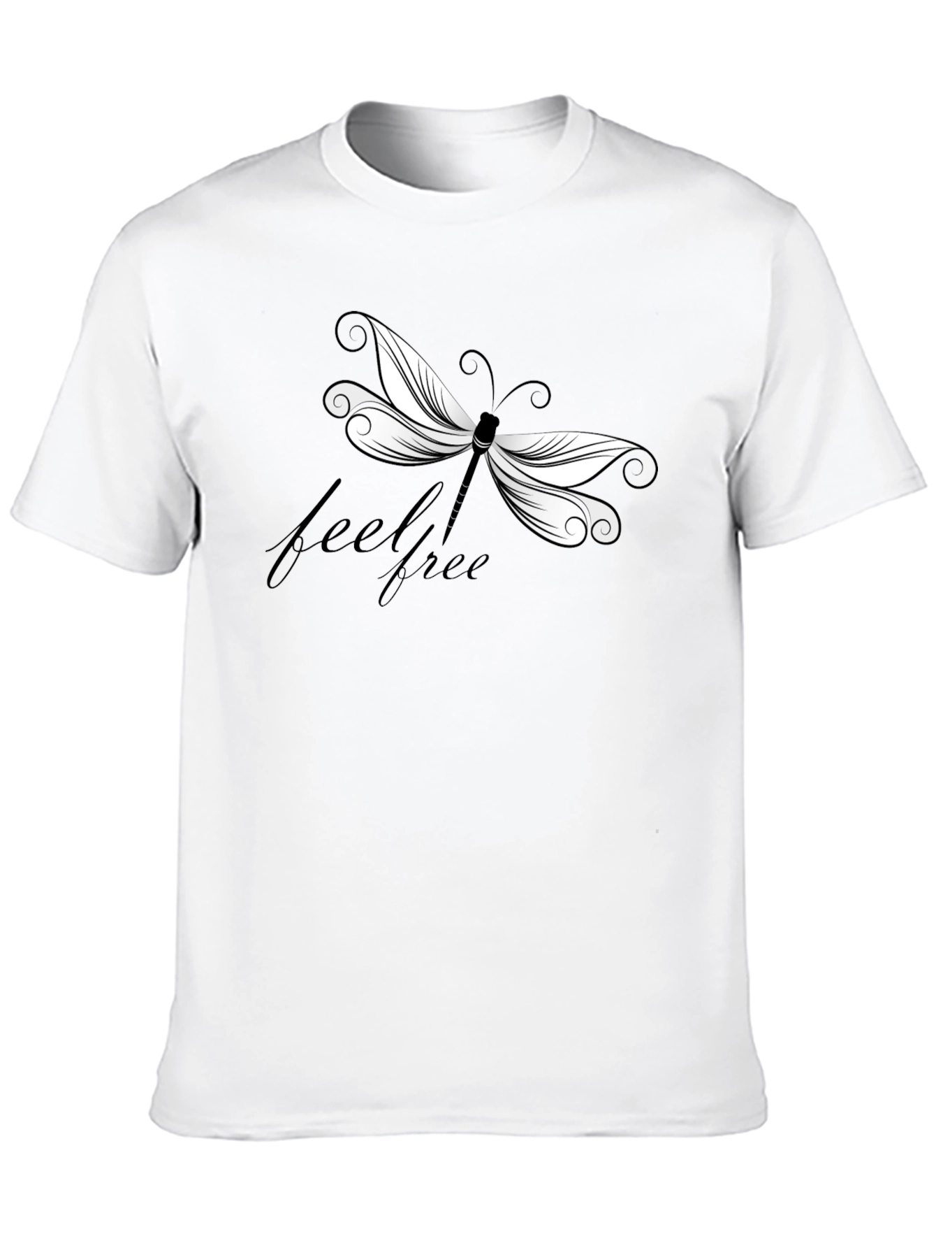 Feel Free Dragonfly Graphic T-Shirt