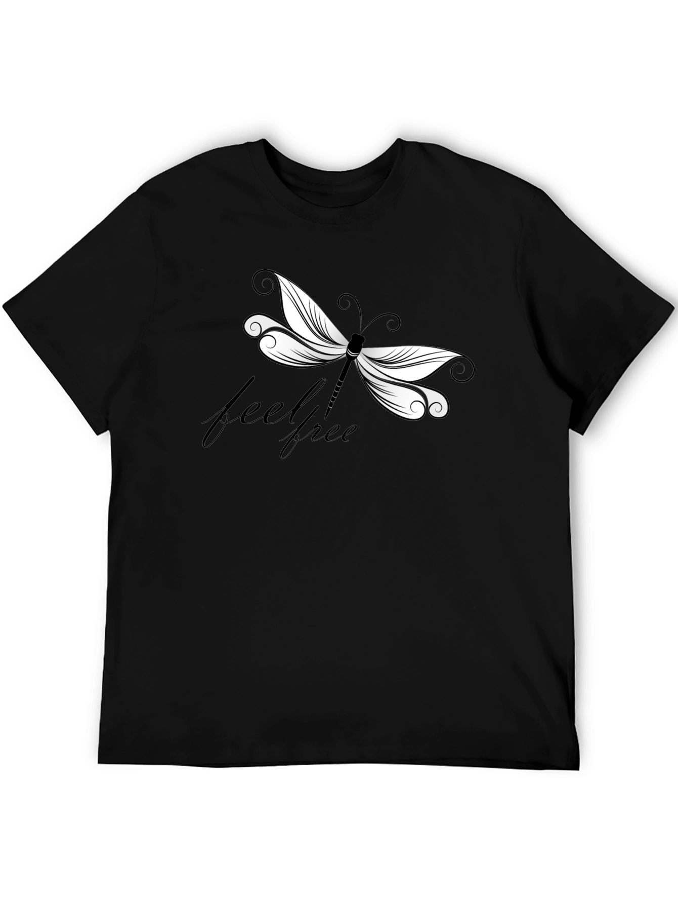 Feel Free Dragonfly Graphic T-Shirt