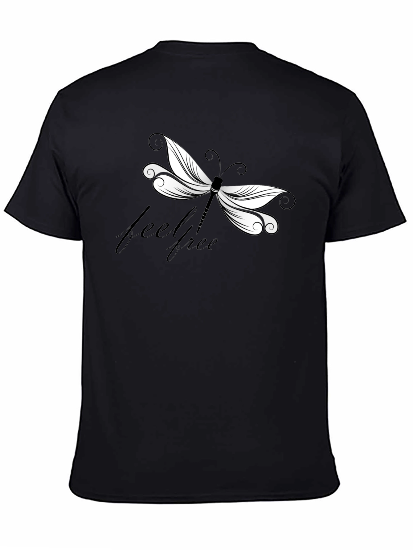 Feel Free Dragonfly Graphic T-Shirt