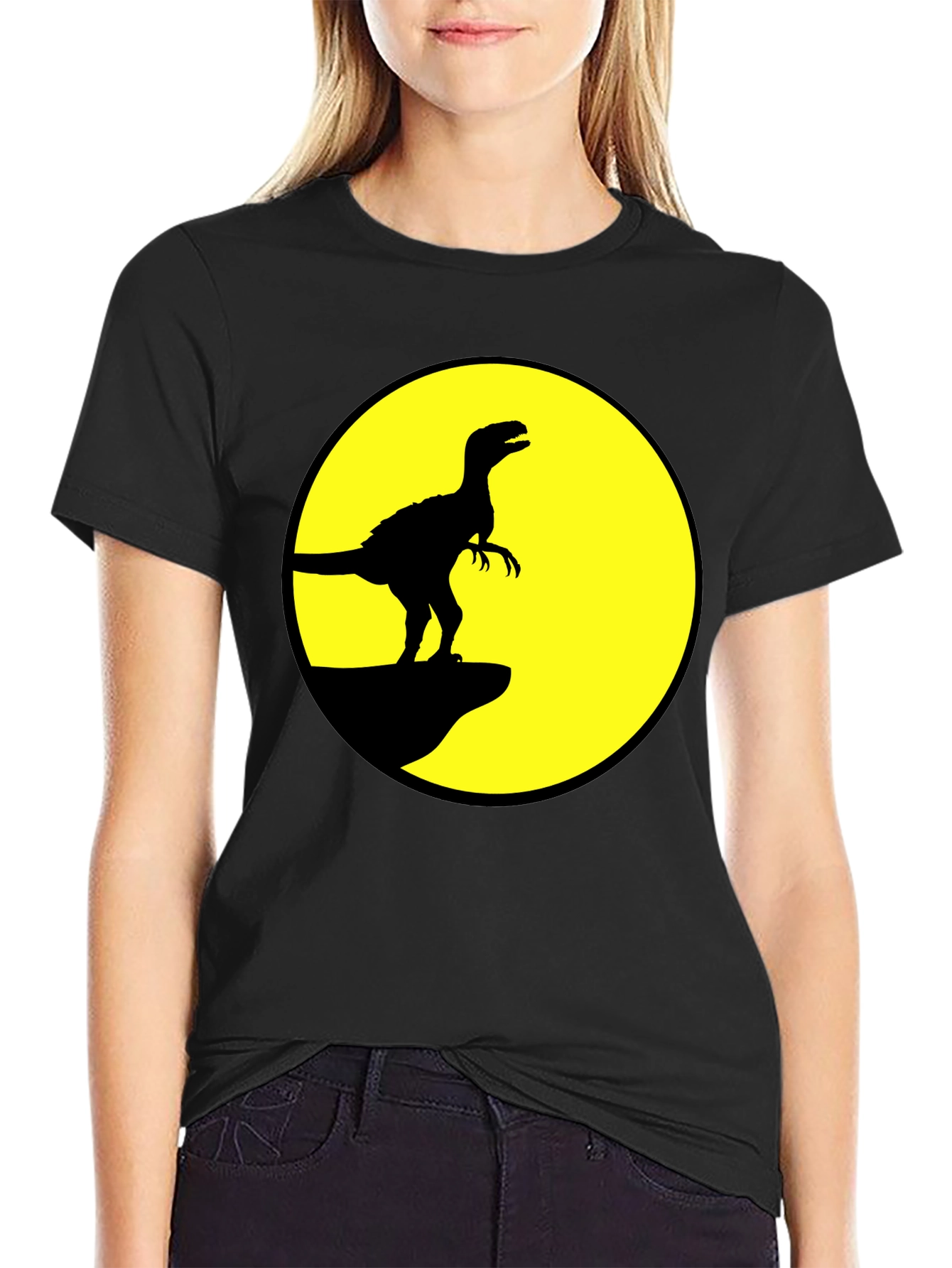 Dinosaur Silhouette T-Shirt - Jurassic Style