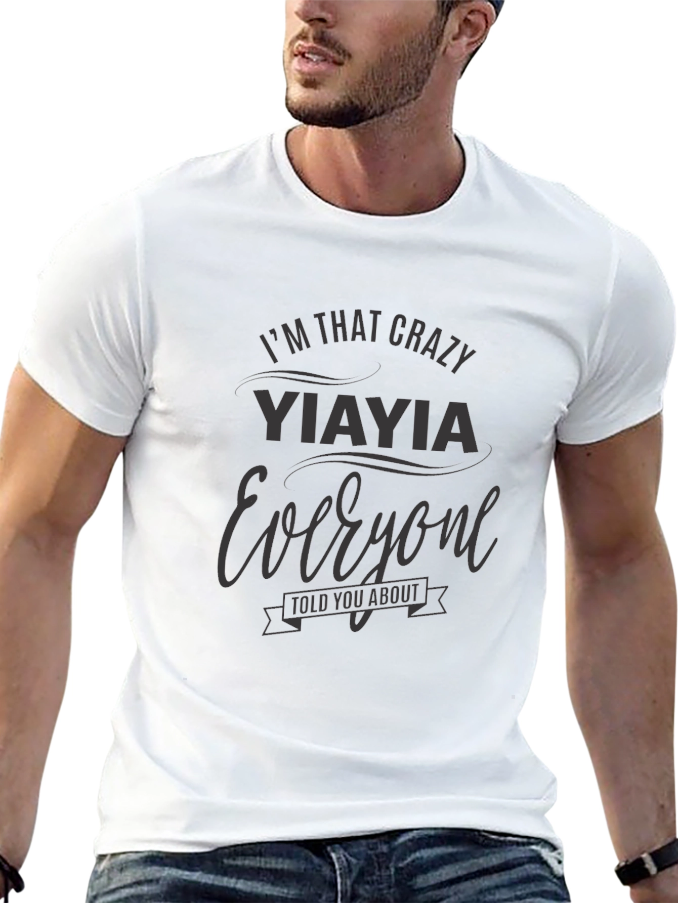 Crazy Yiayia T-Shirt - Fun Family Tee