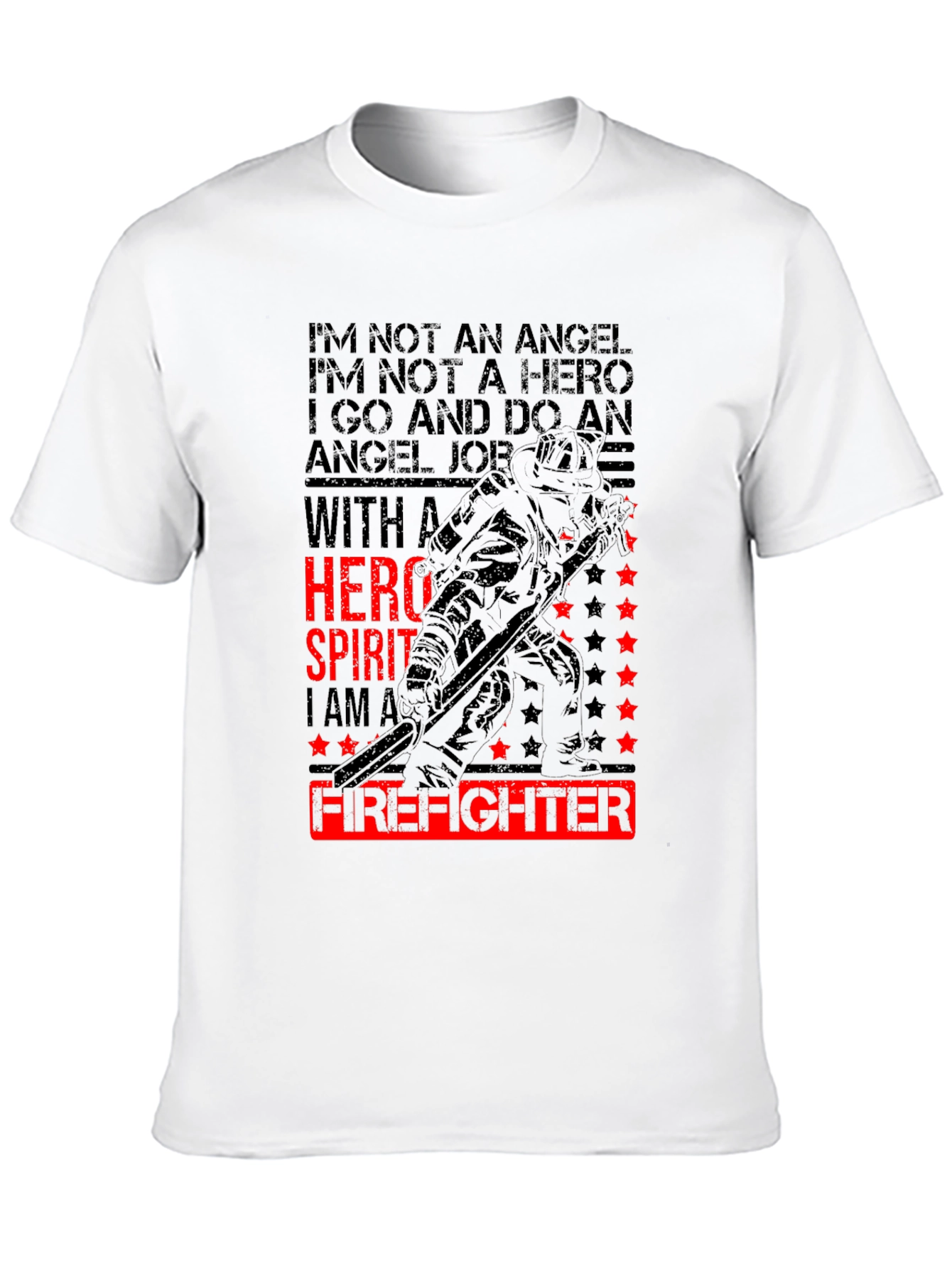 Firefighter Hero Spirit Graphic T-Shirt