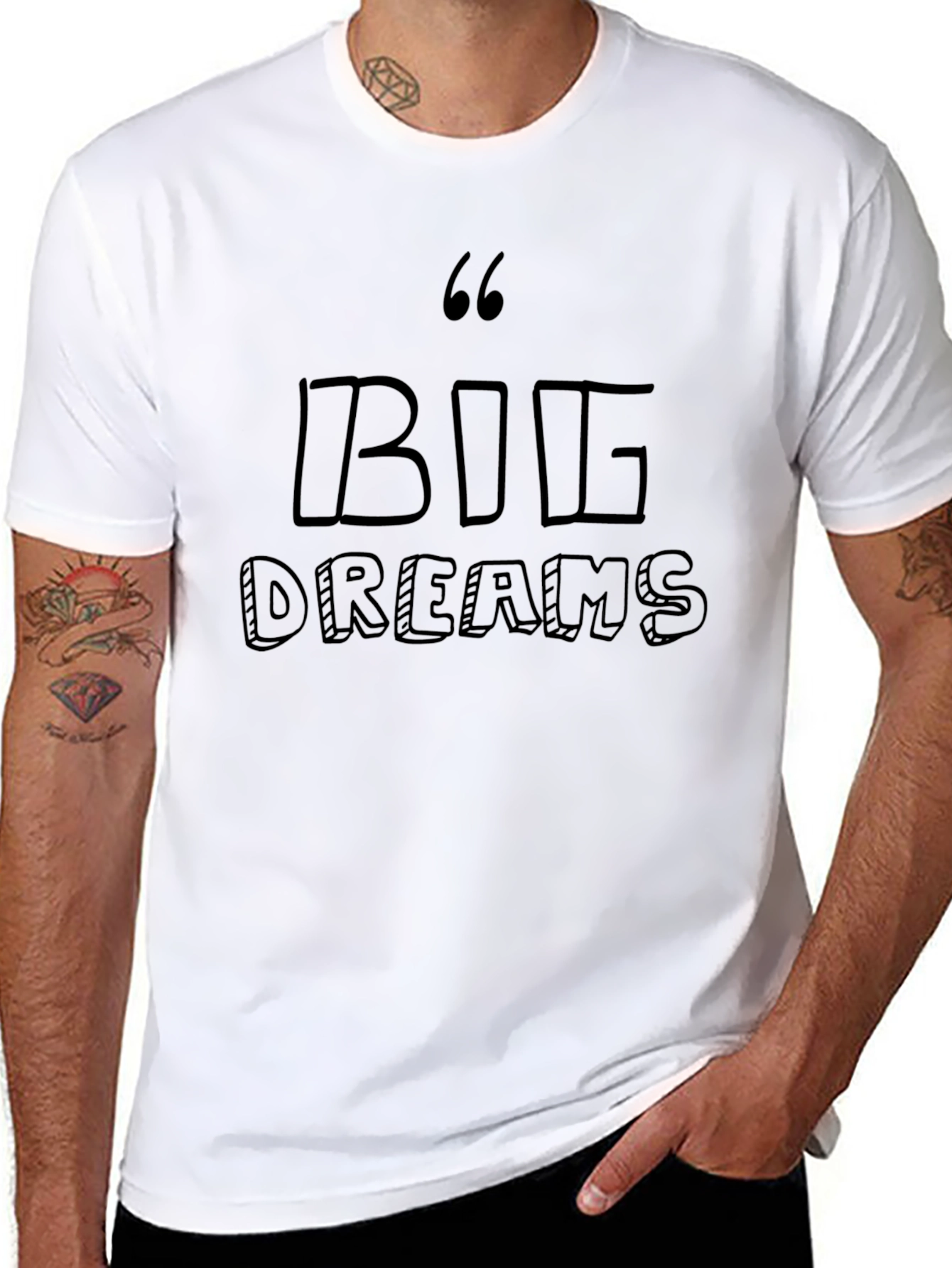 Big Dreams Graphic Tee - Motivational Unisex T-Shirt