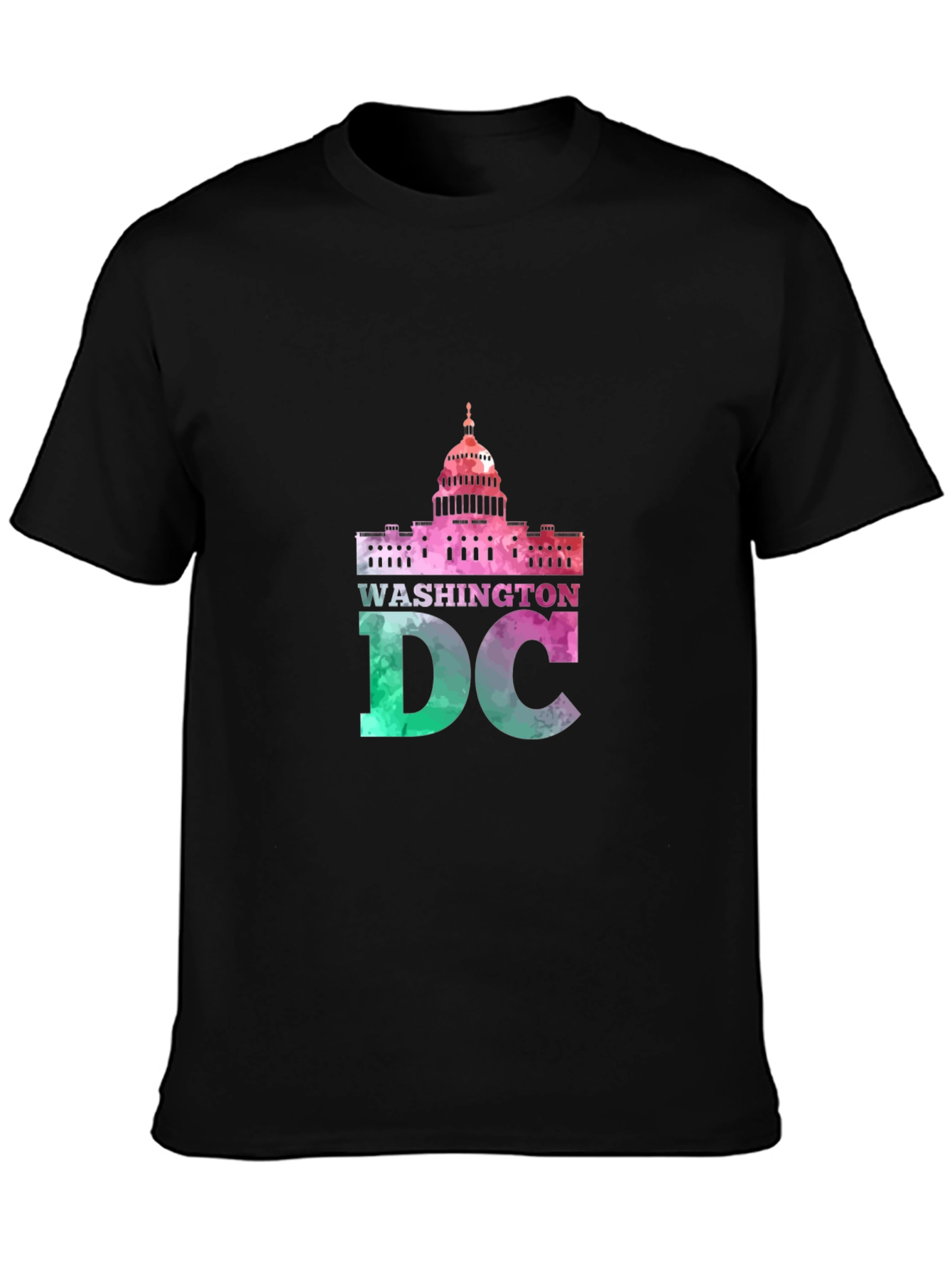 Washington DC Capitol Building Graphic T-Shirt