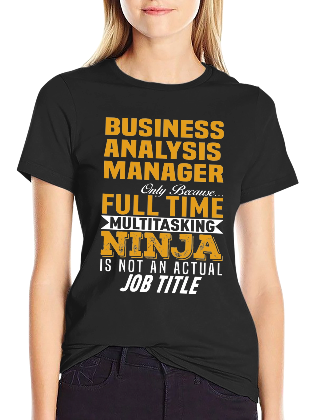 Business Analysis Manager Multitasking Ninja T-Shirt