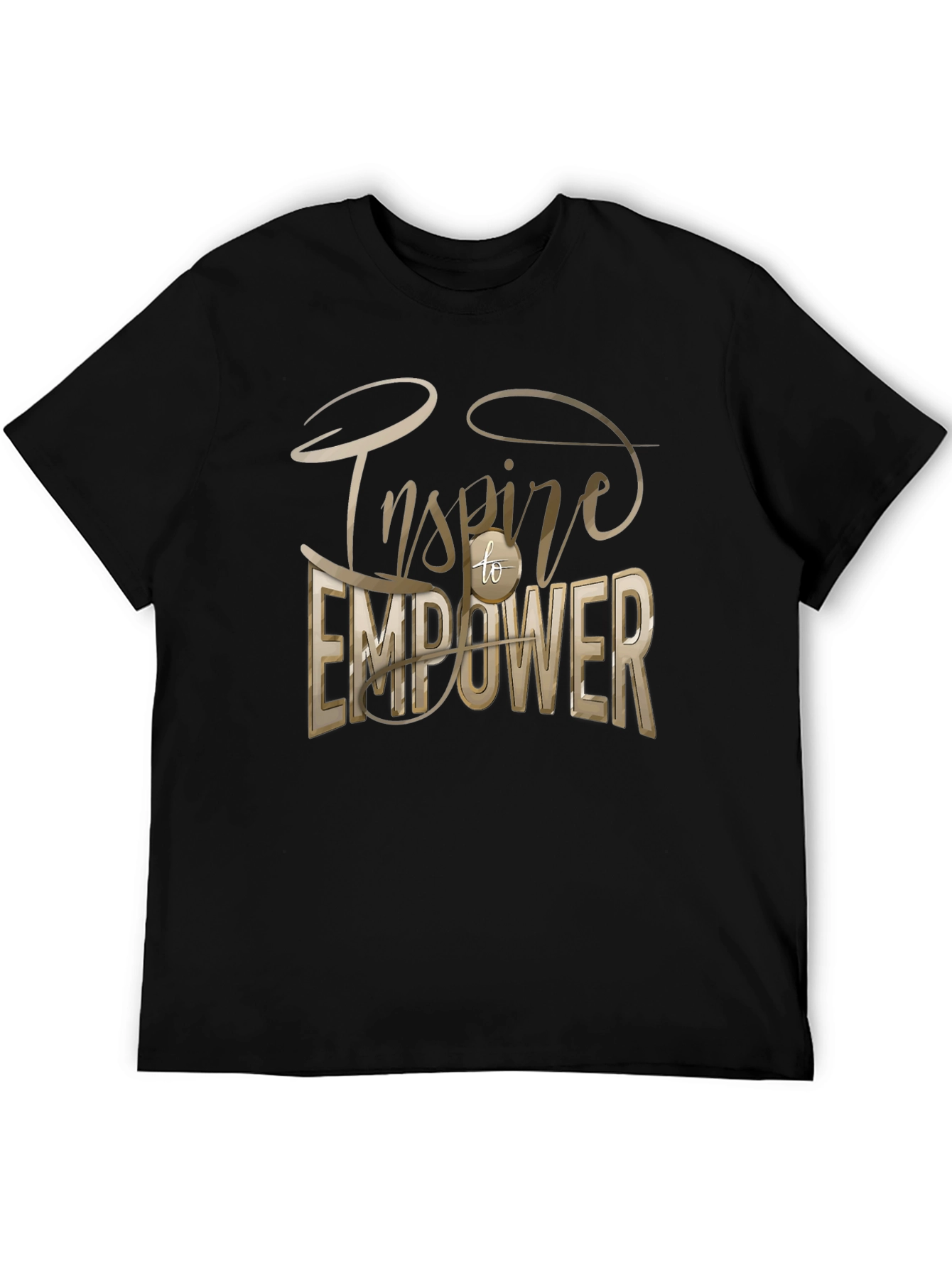 Inspire to Empower Graphic Tee - Unisex Black T-Shirt