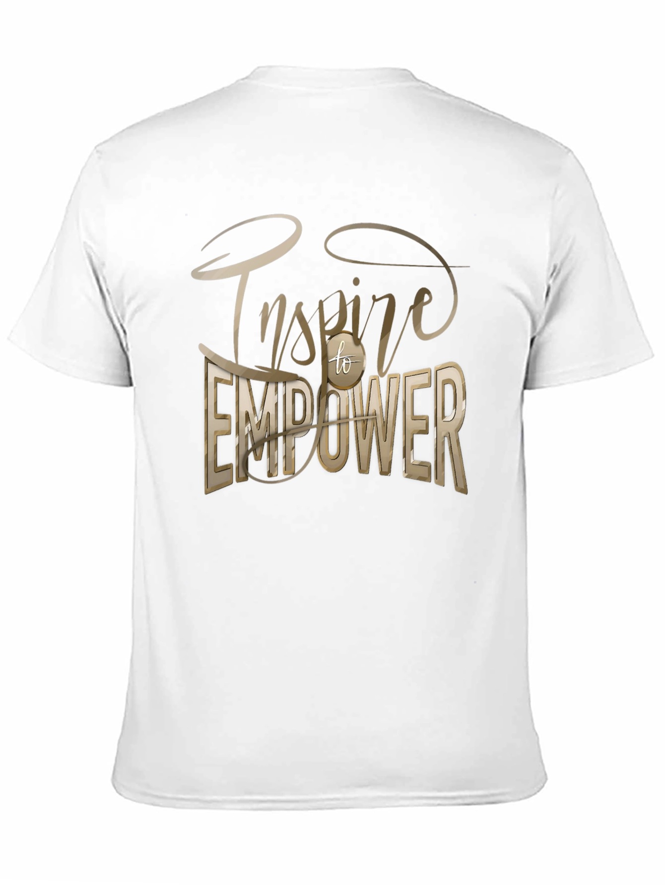 Inspire to Empower Graphic Tee - Unisex Black T-Shirt