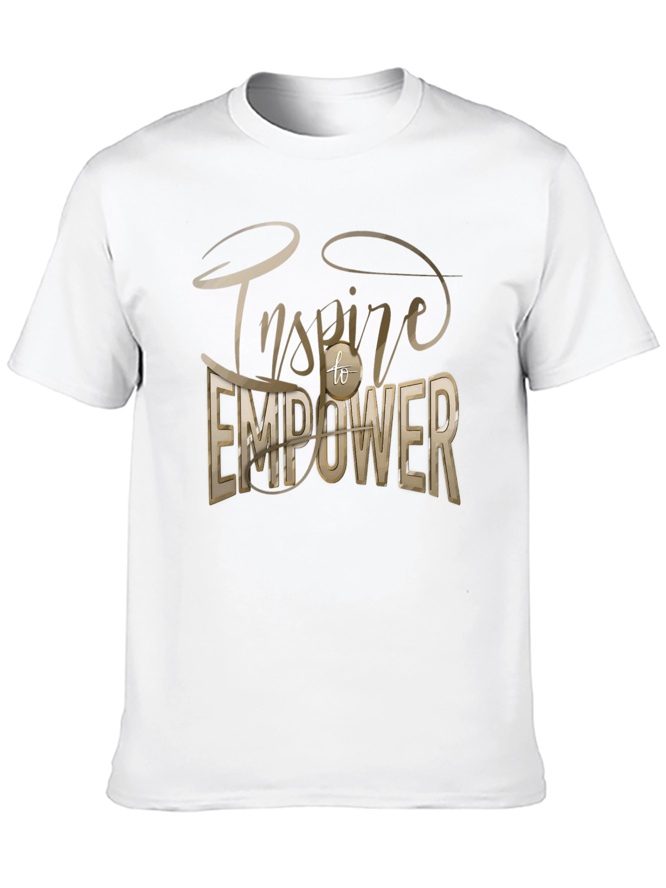 Inspire to Empower Graphic Tee - Unisex Black T-Shirt