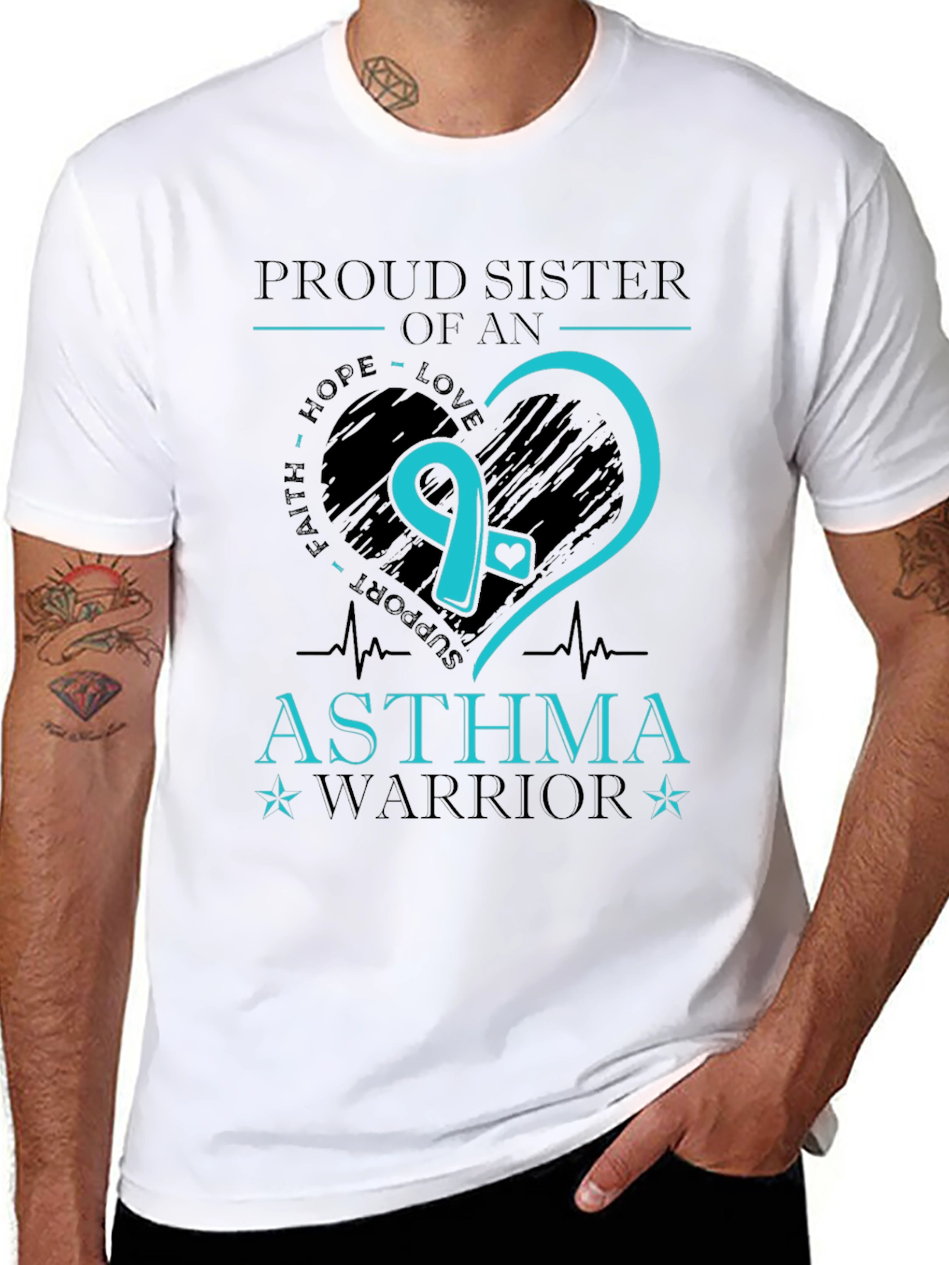 Asthma Warrior Sister T-Shirt