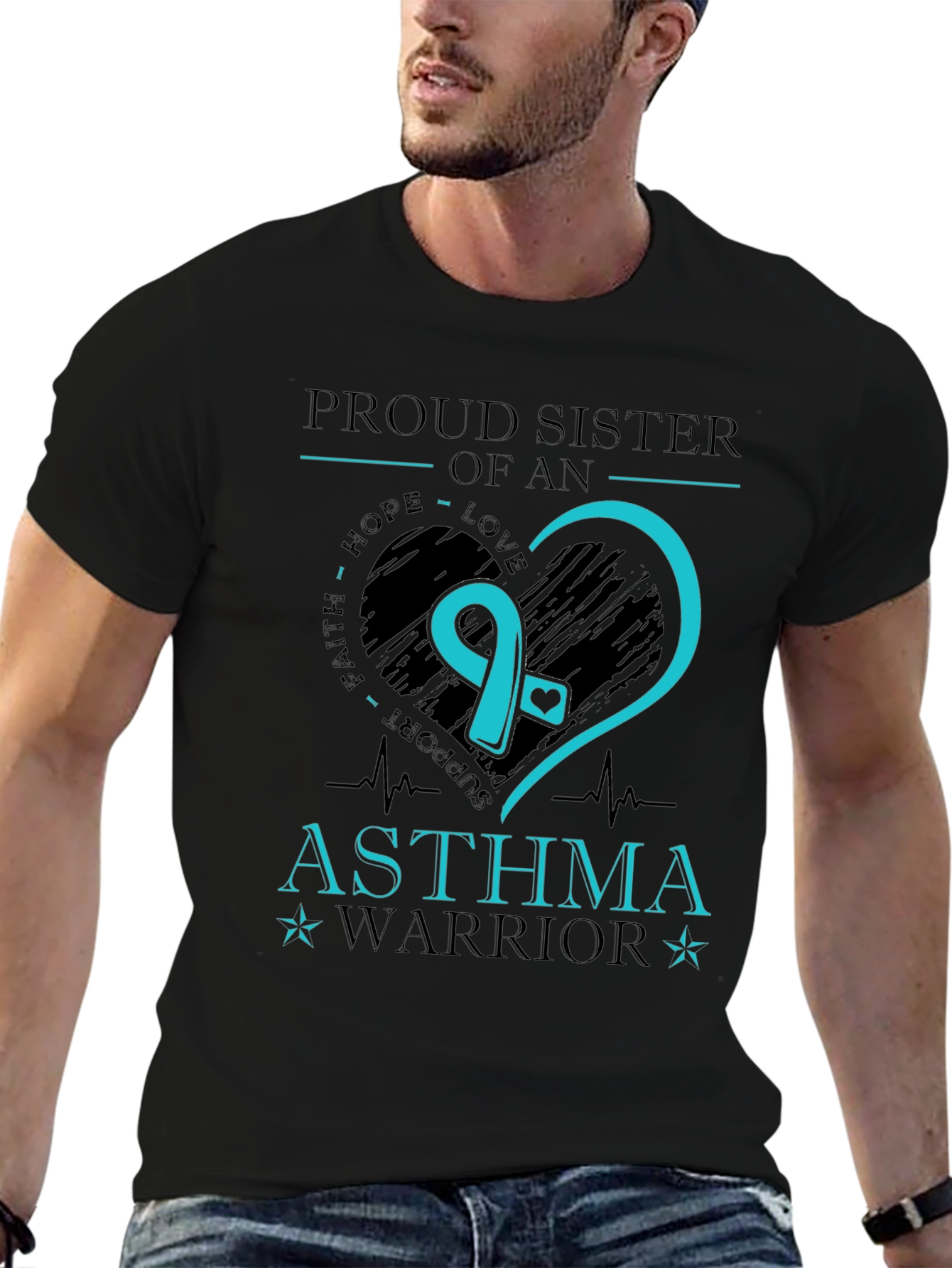 Asthma Warrior Sister T-Shirt