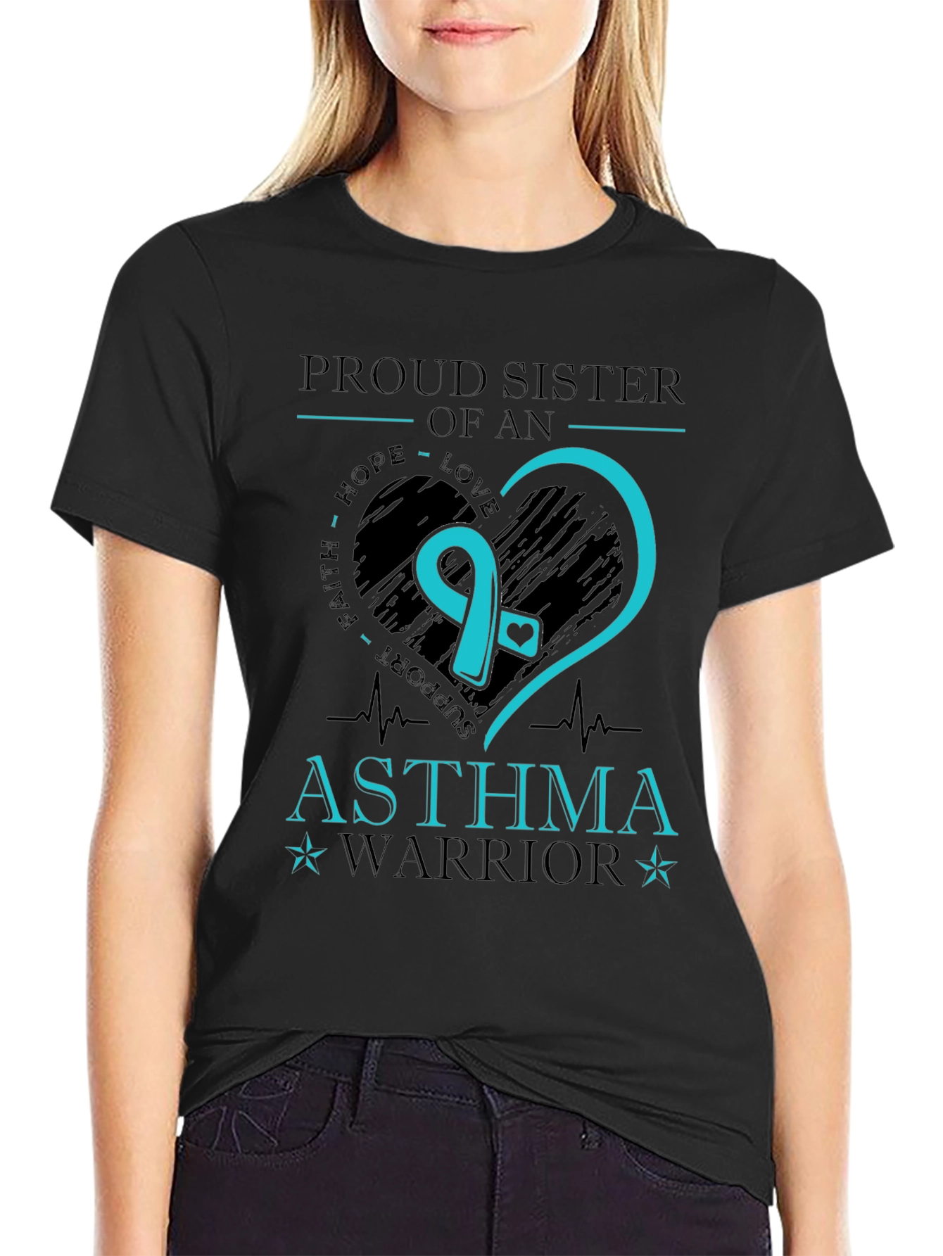 Asthma Warrior Sister T-Shirt