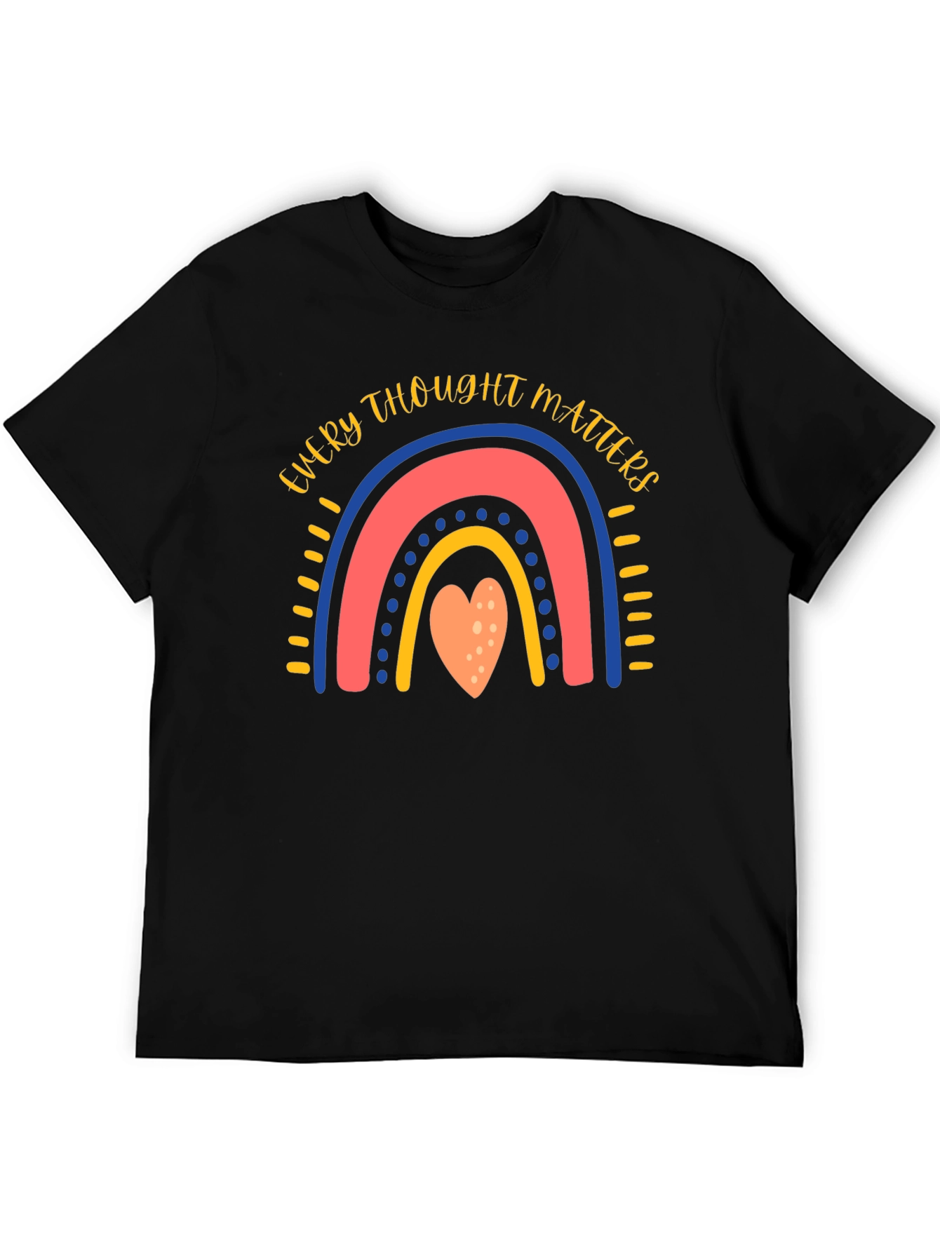 Every Thought Matters Rainbow Graphic Tee