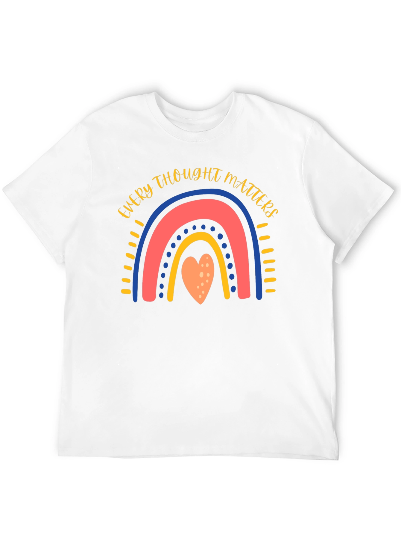 Every Thought Matters Rainbow Graphic Tee