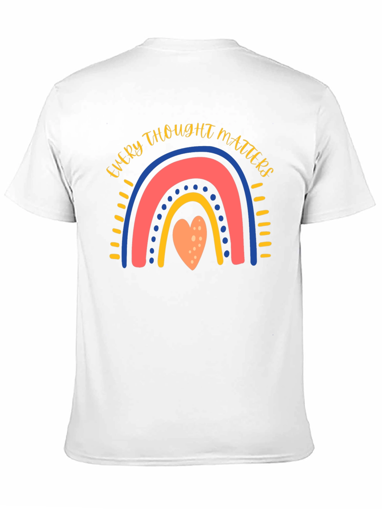 Every Thought Matters Rainbow Graphic Tee