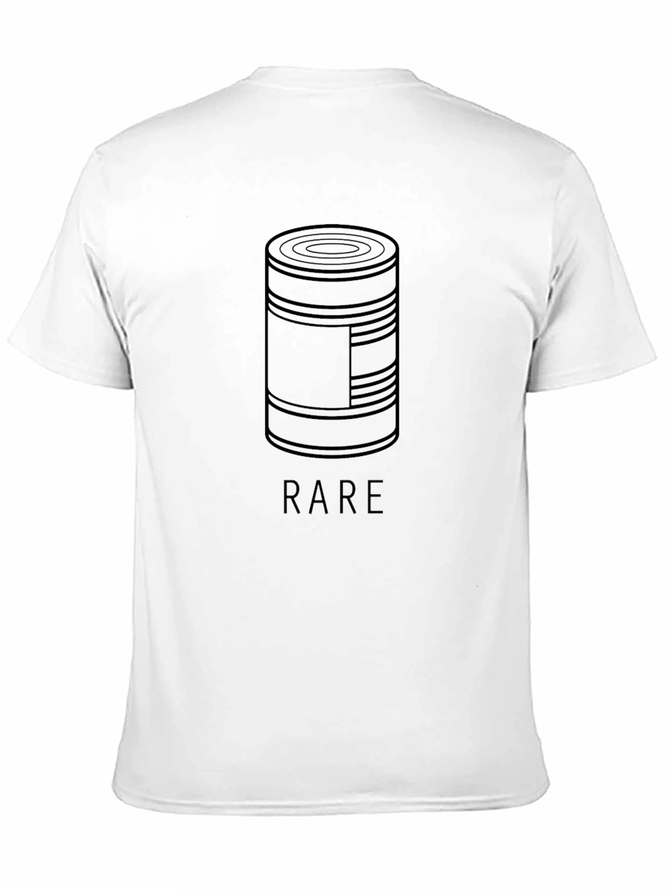 Rare Can Graphic Tee - Mens Black T-Shirt