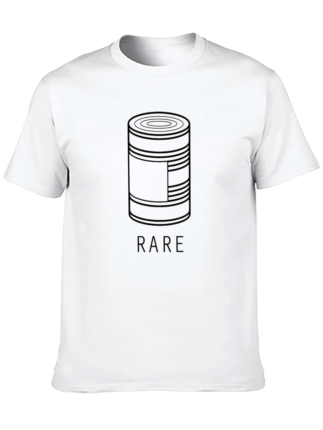 Rare Can Graphic Tee - Mens Black T-Shirt
