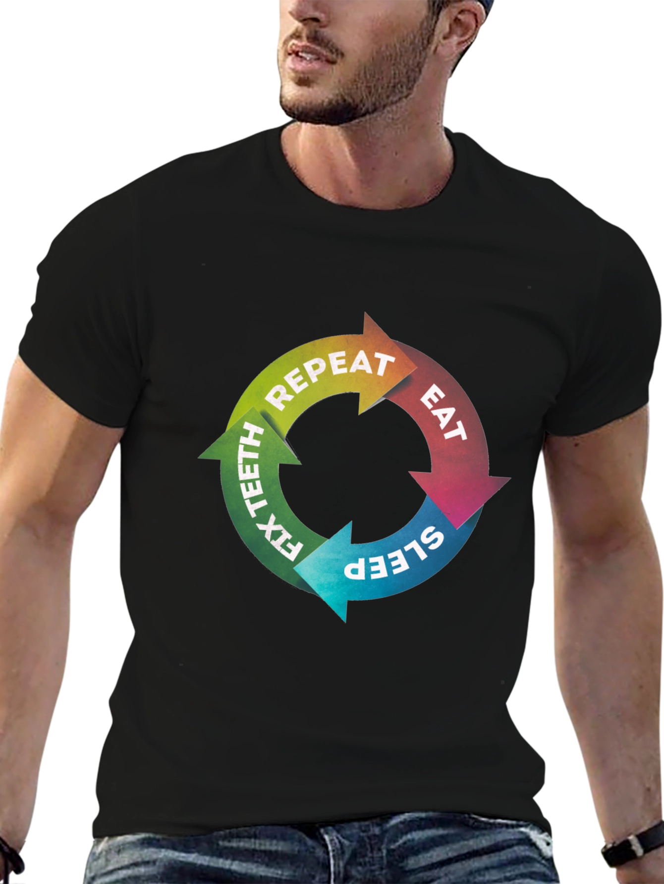 Eat Sleep Fix Teeth Repeat T-Shirt