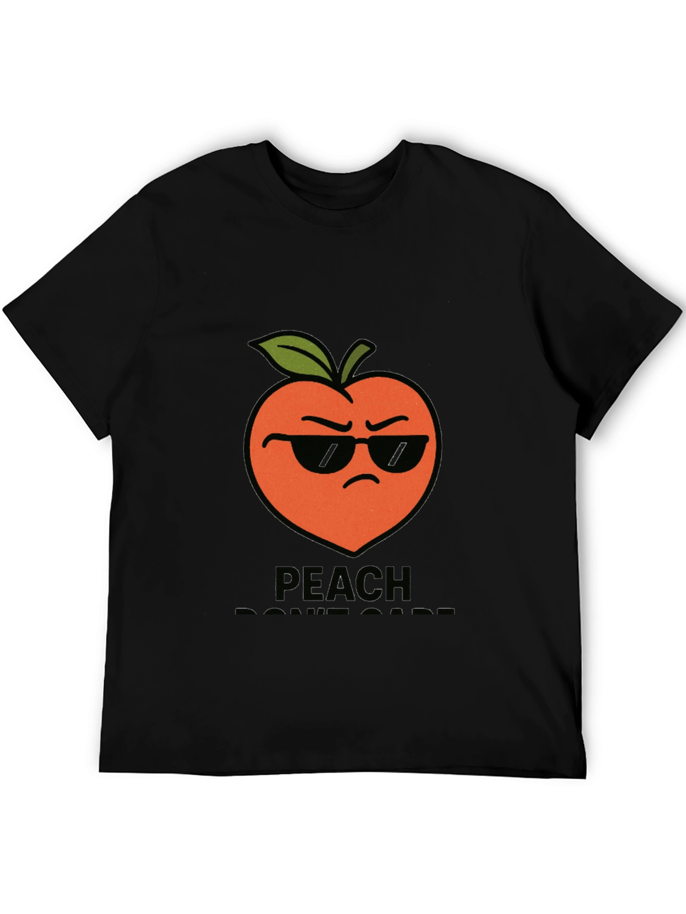 Cool Peach Graphic T-Shirt - Peach Dont Care!