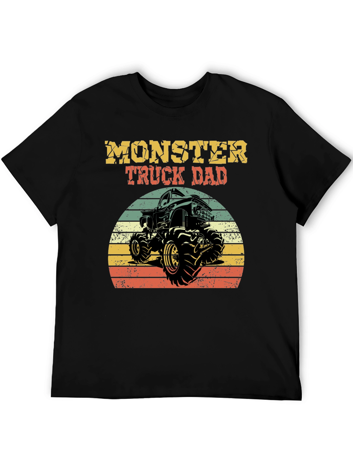 Monster Truck Dad Graphic T-Shirt