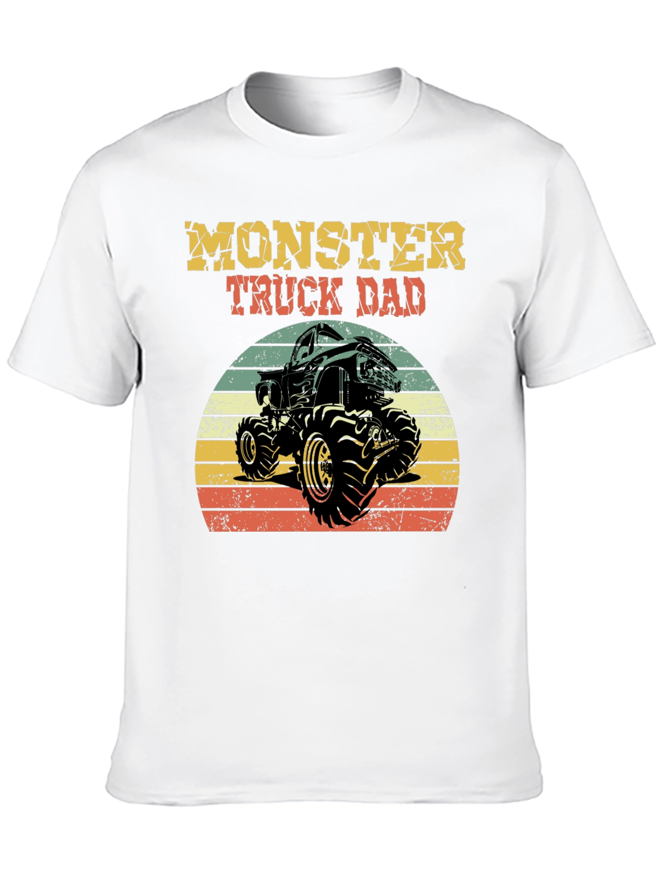 Monster Truck Dad Graphic T-Shirt