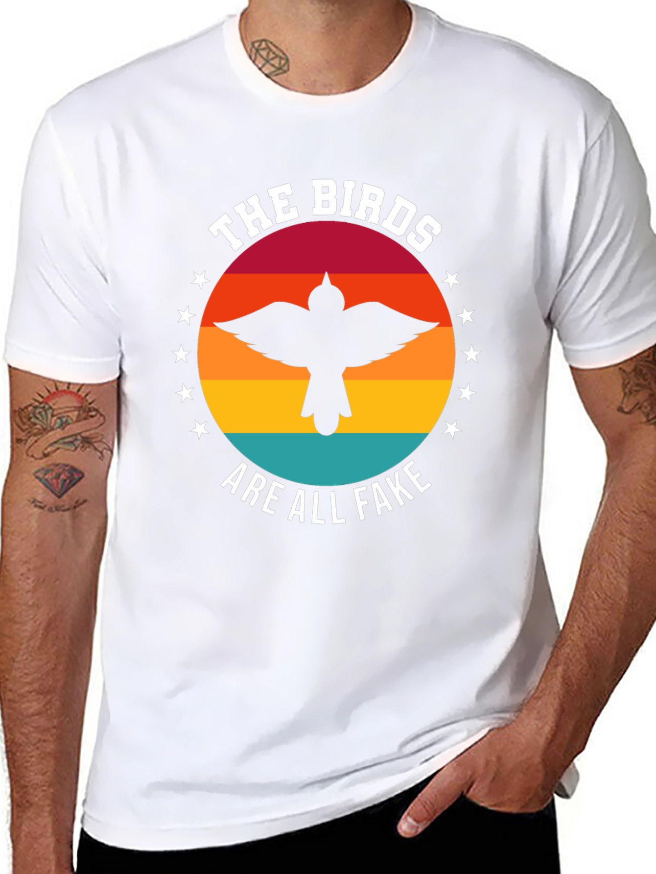 Birds Arent Real Conspiracy T-Shirt