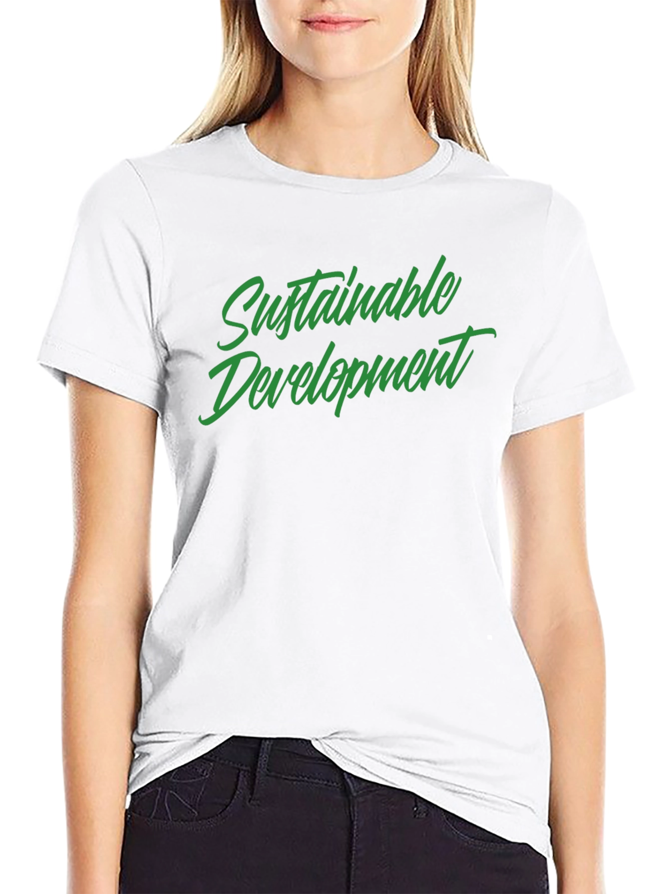 Sustainable Development T-Shirt - Eco-Friendly Fashion
