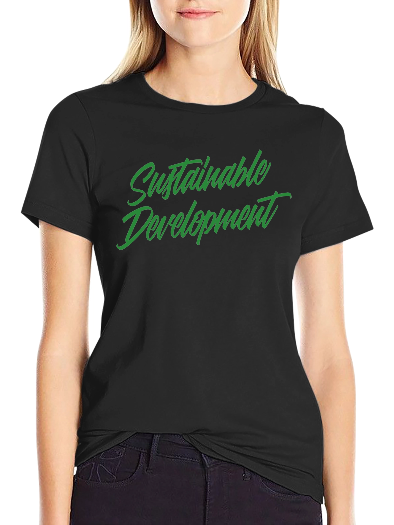 Sustainable Development T-Shirt - Eco-Friendly Fashion