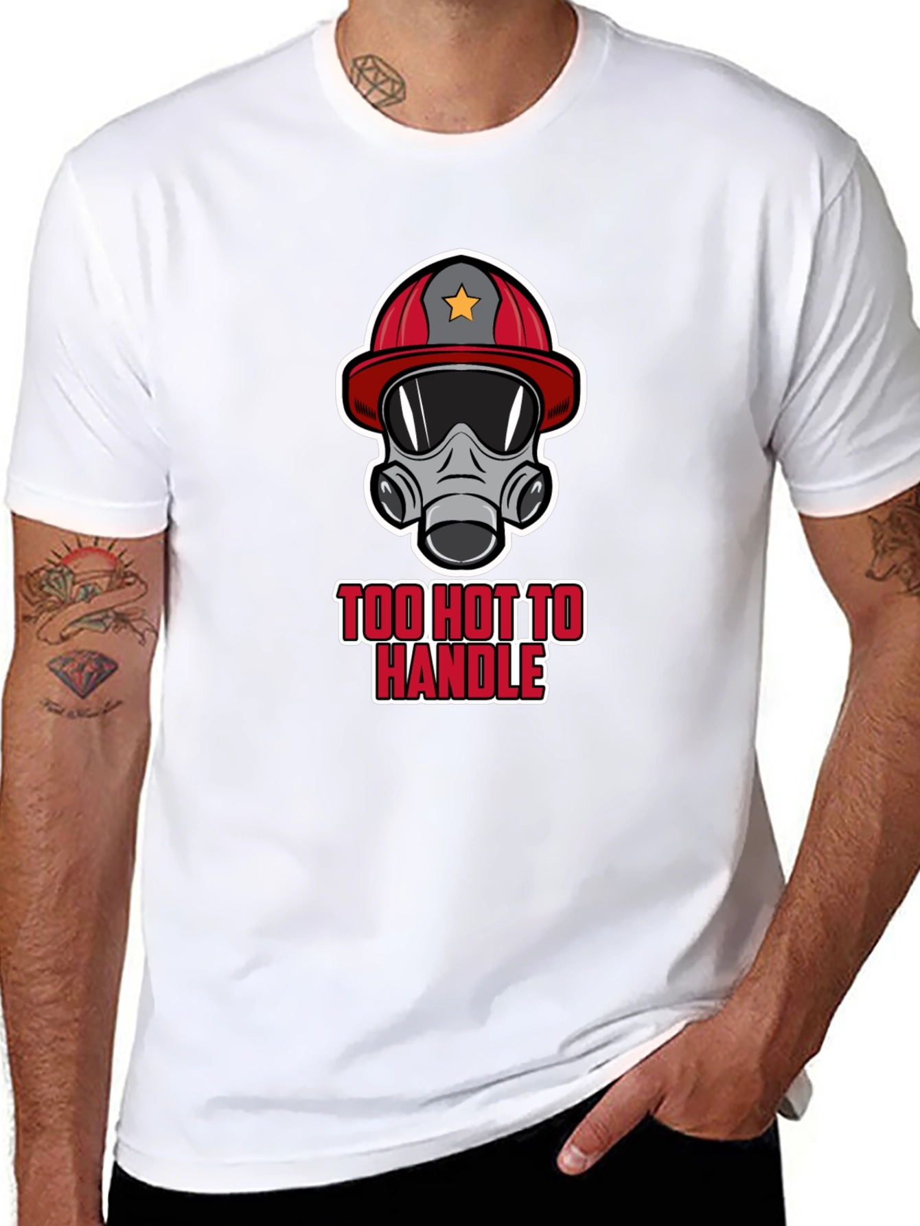 Too Hot to Handle Firefighter T-Shirt