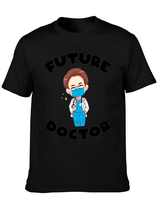 Future Doctor Cartoon Graphic T-Shirt