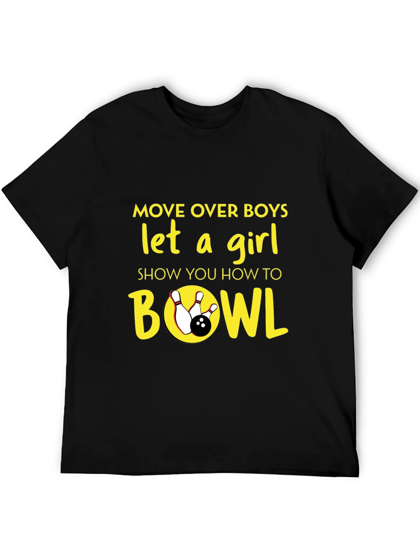 Move Over Boys Bowling T-Shirt
