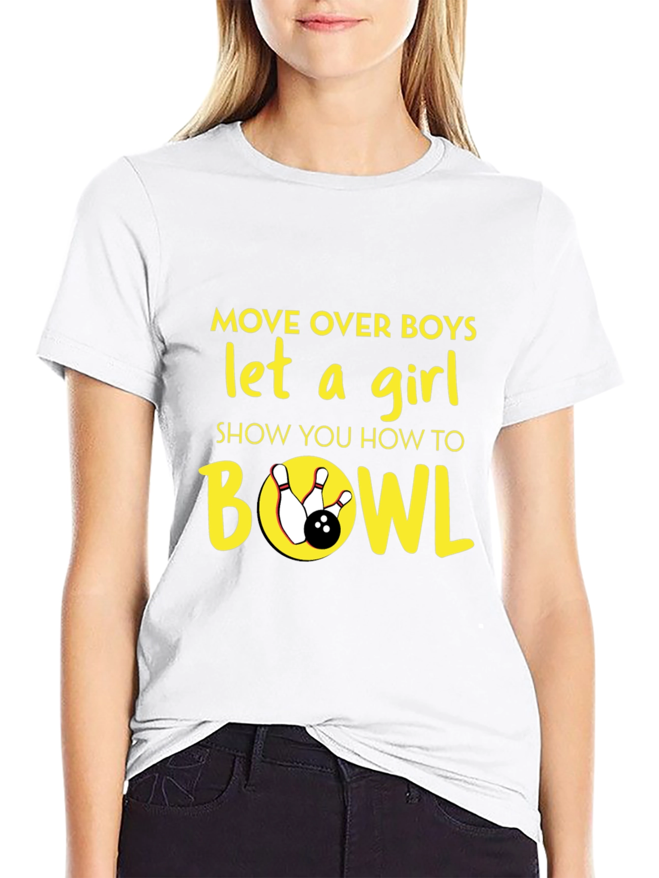 Move Over Boys Bowling T-Shirt