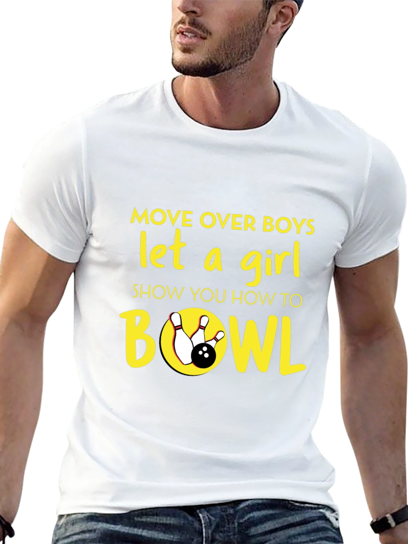Move Over Boys Bowling T-Shirt