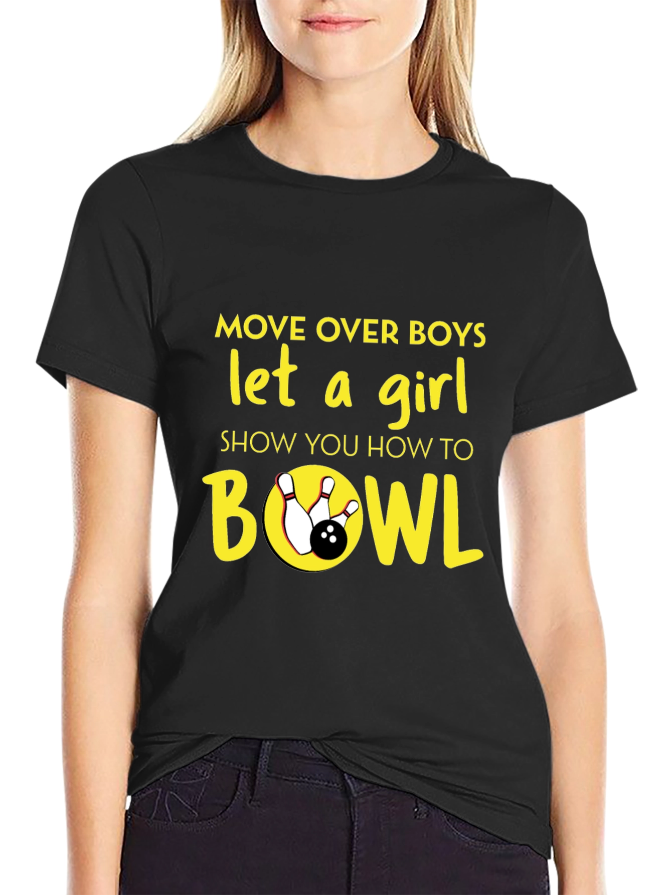 Move Over Boys Bowling T-Shirt