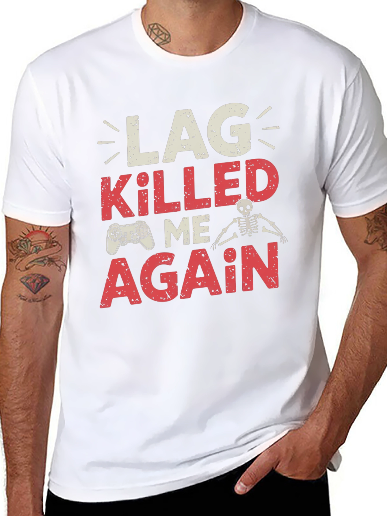 Lag Killed Me Again Gaming T-Shirt