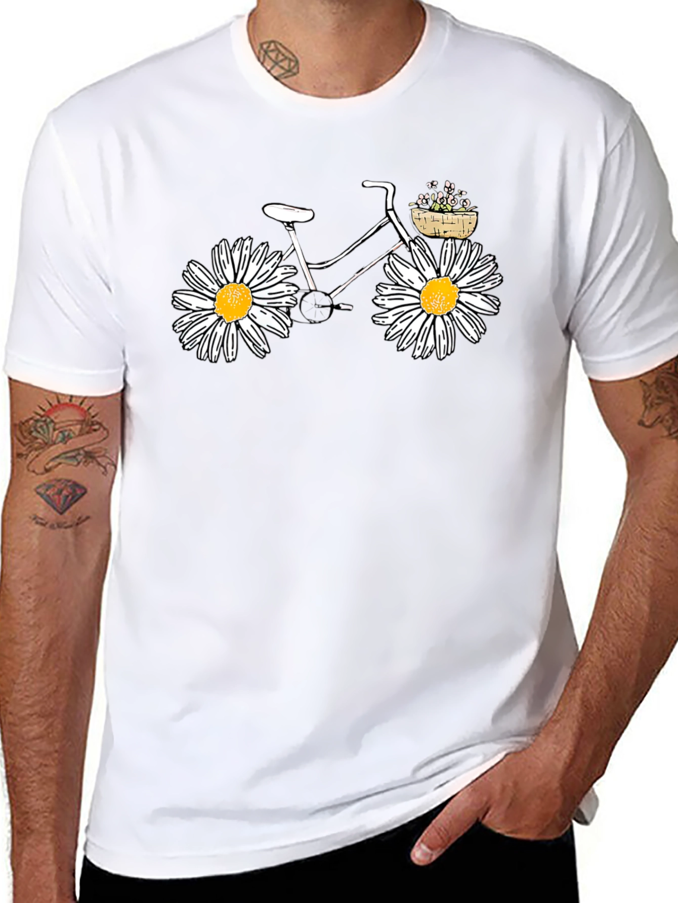 Daisy Bicycle Graphic Tee